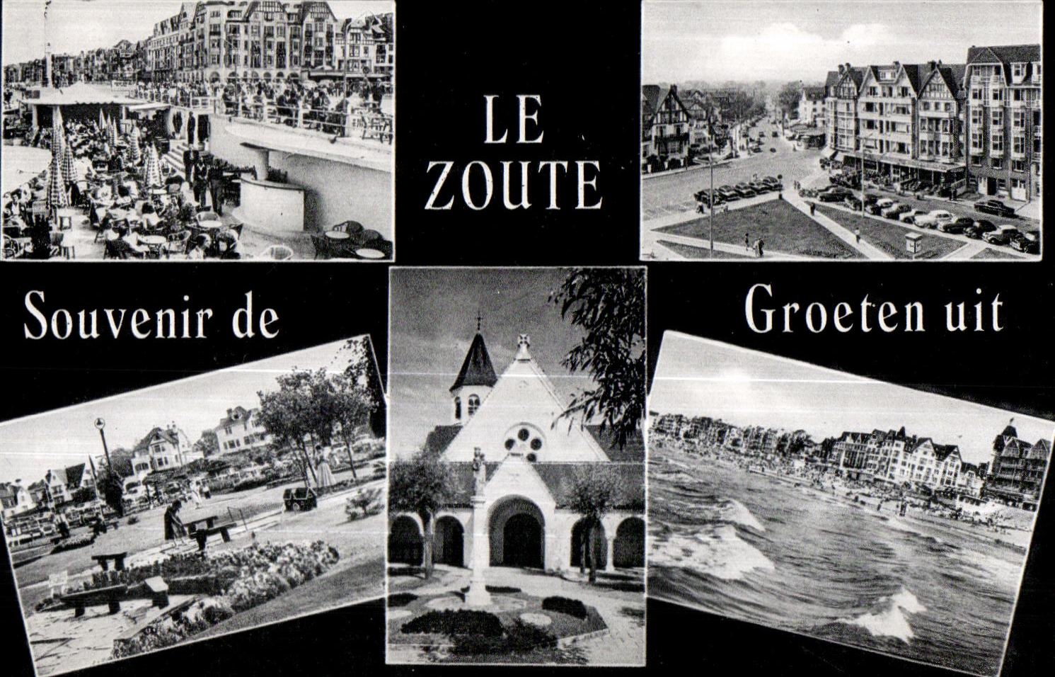 CPA Zoute Souvenir of Groeten uit Ern Thill Brussels