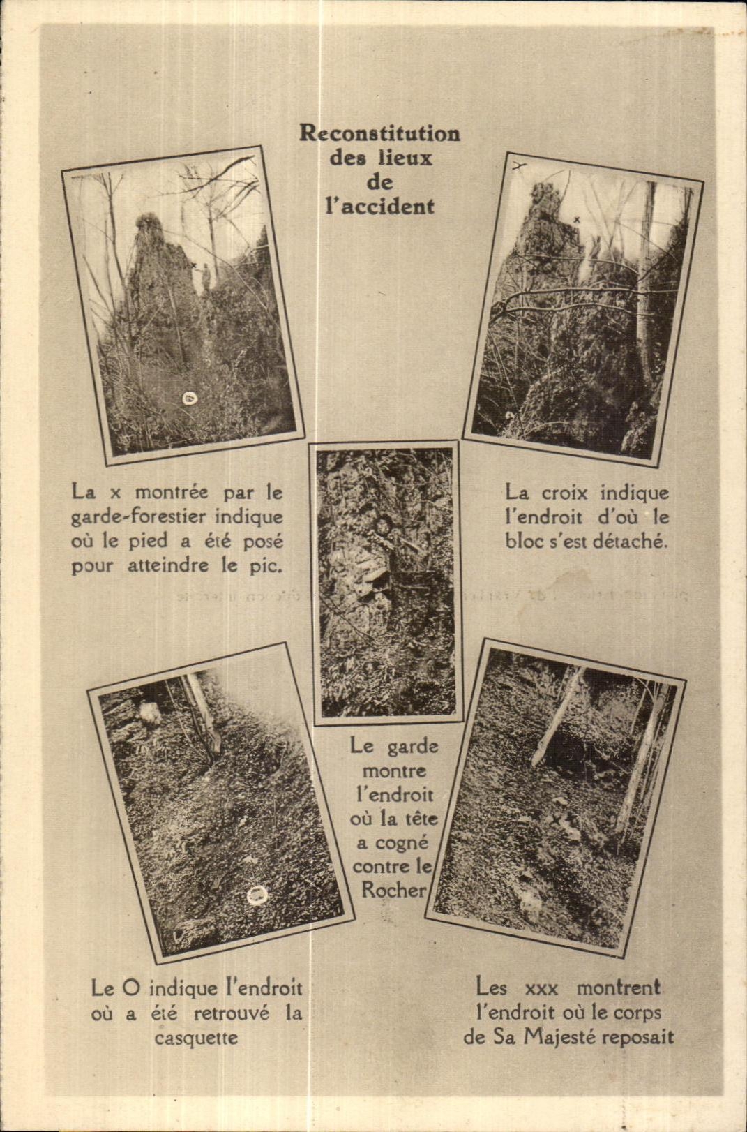 CPA Reconstitution of the places of I accident