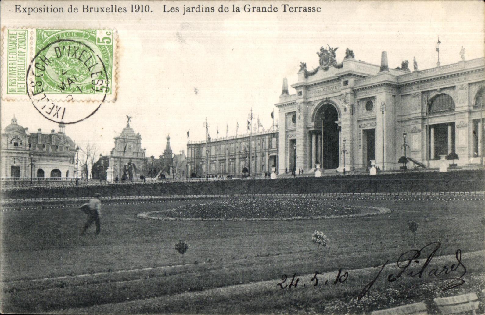 Feria de CPA de los jardines de Bruselas de la terraza grande
