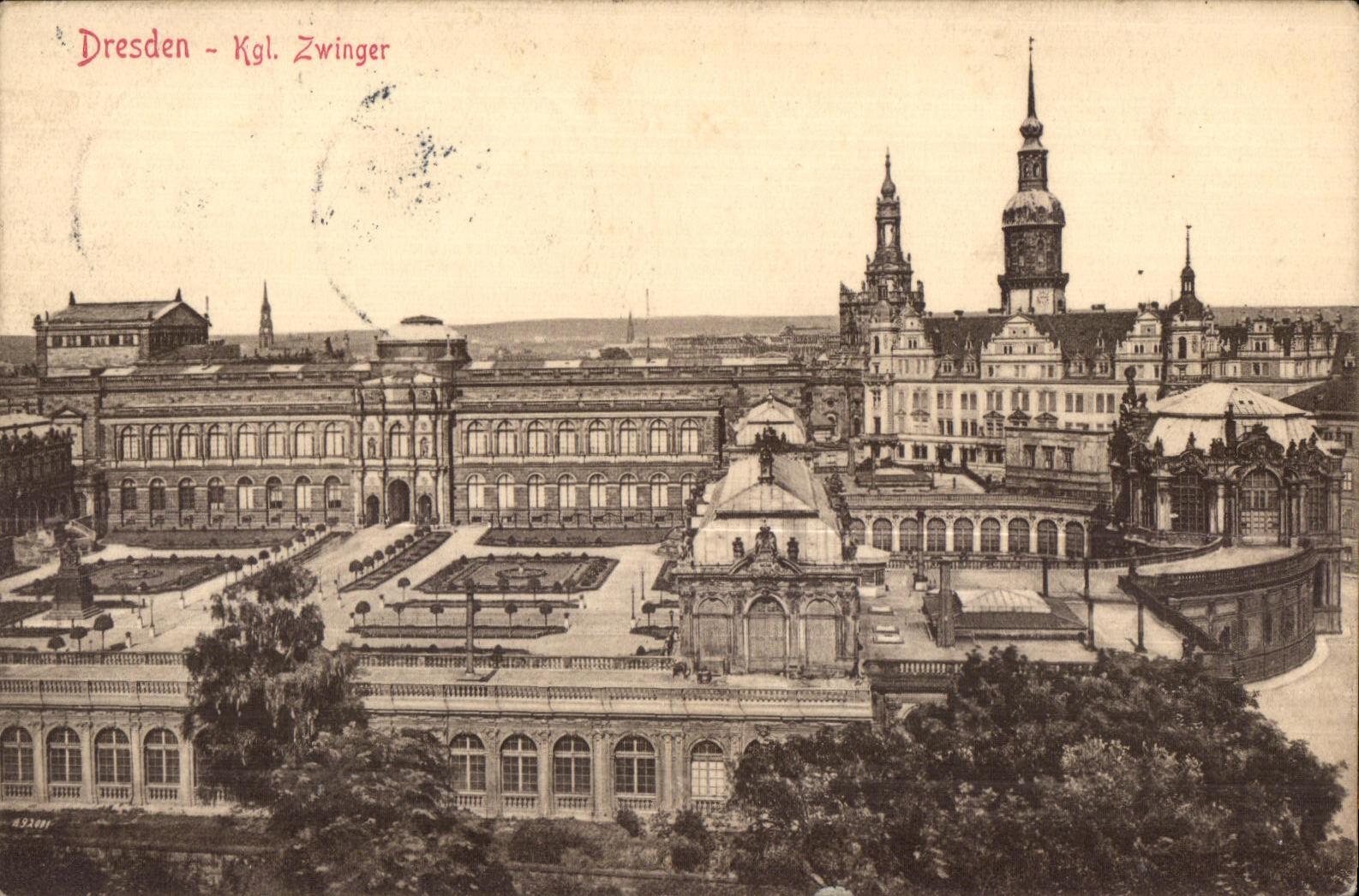 CPA Dresden Kgl Zwinger