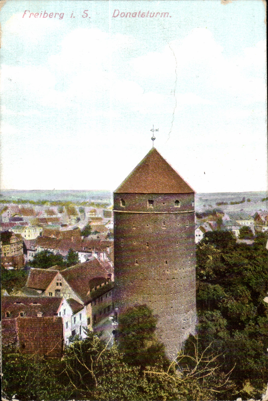 CPA Freiberg i S Donatsturm