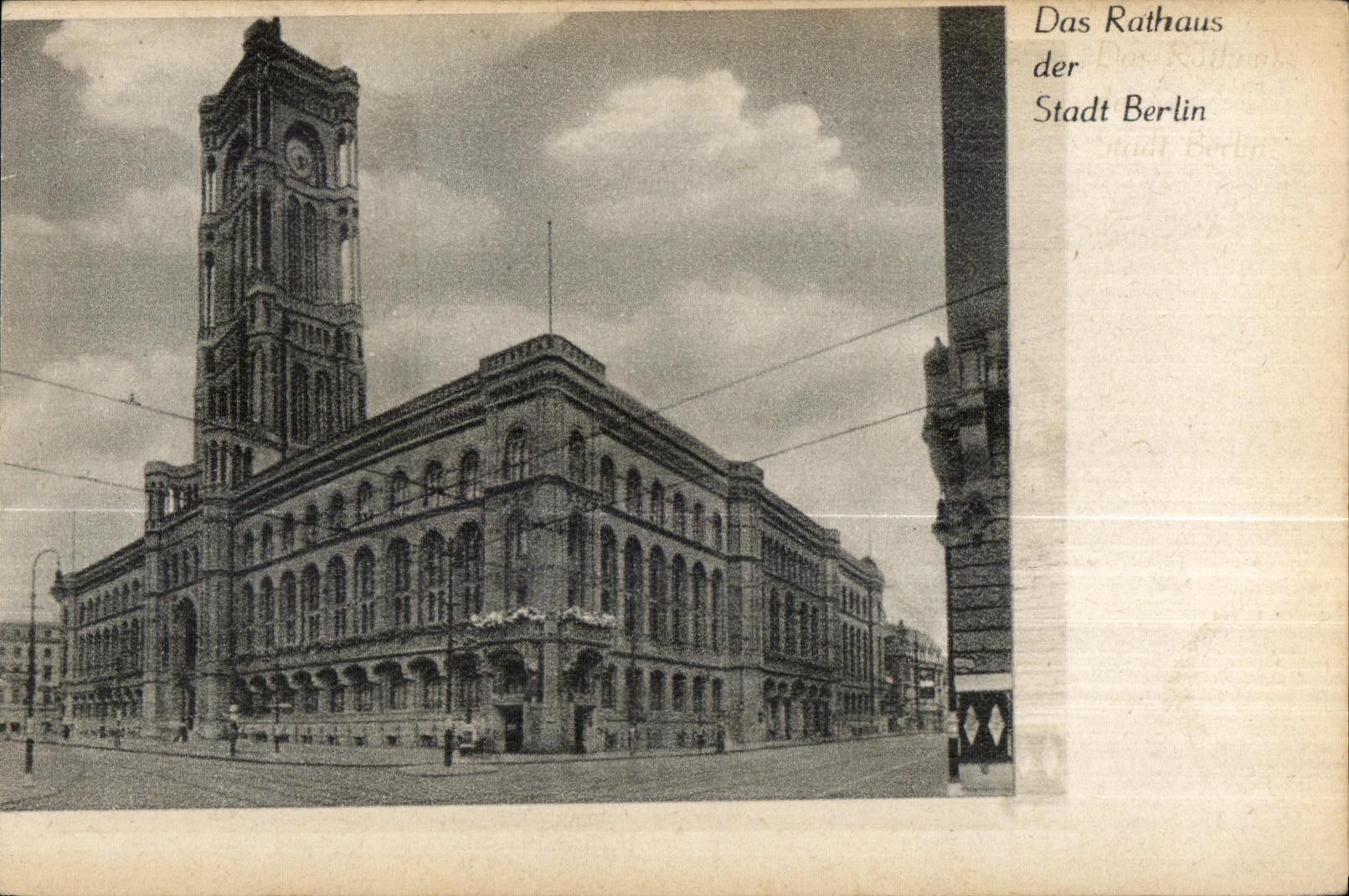 CPA Das Rathaus der Stadt Berlin