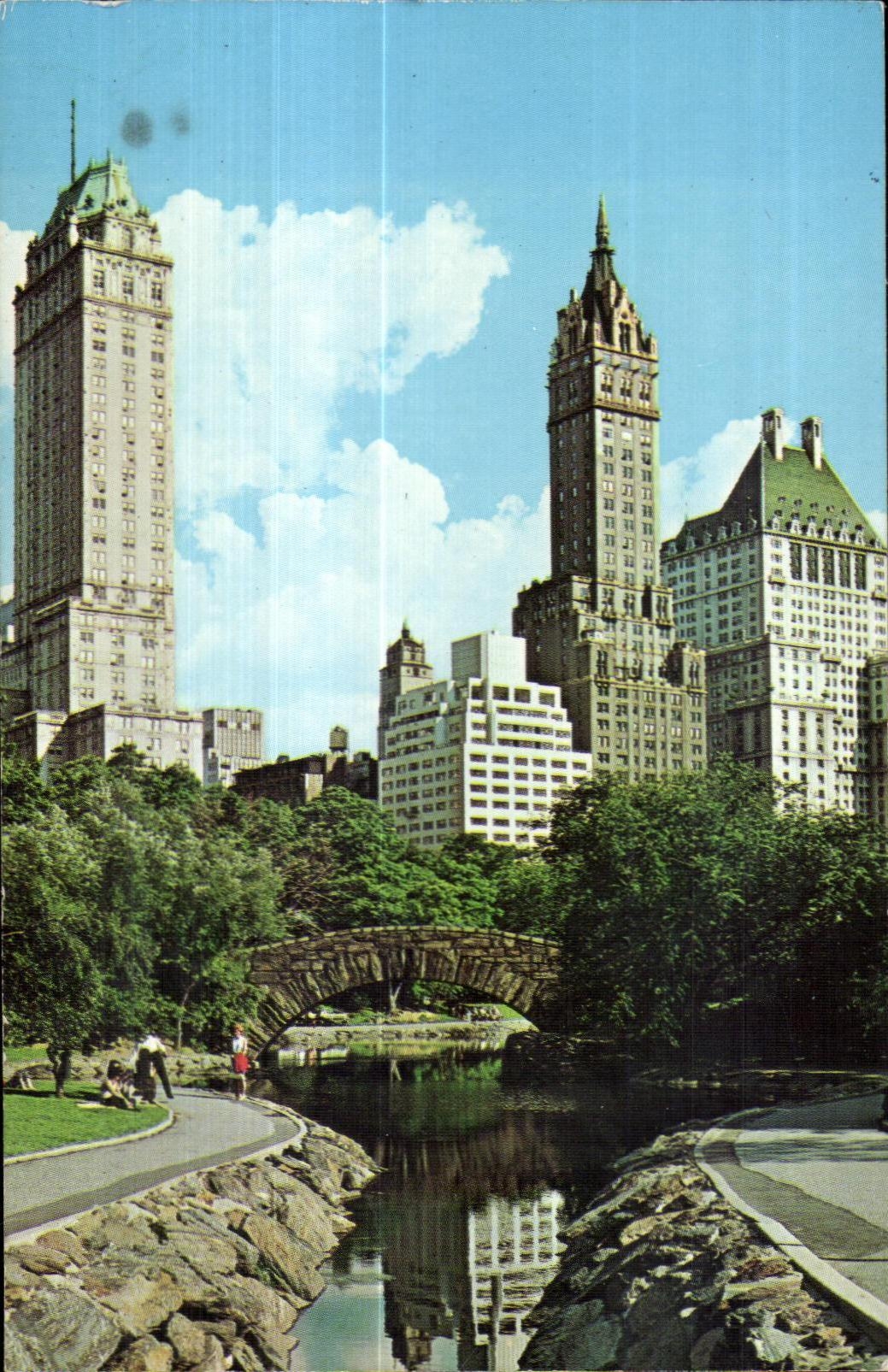 CPA Central Park New York City has off winding brook and picturesque bridge in Central Park in the heart