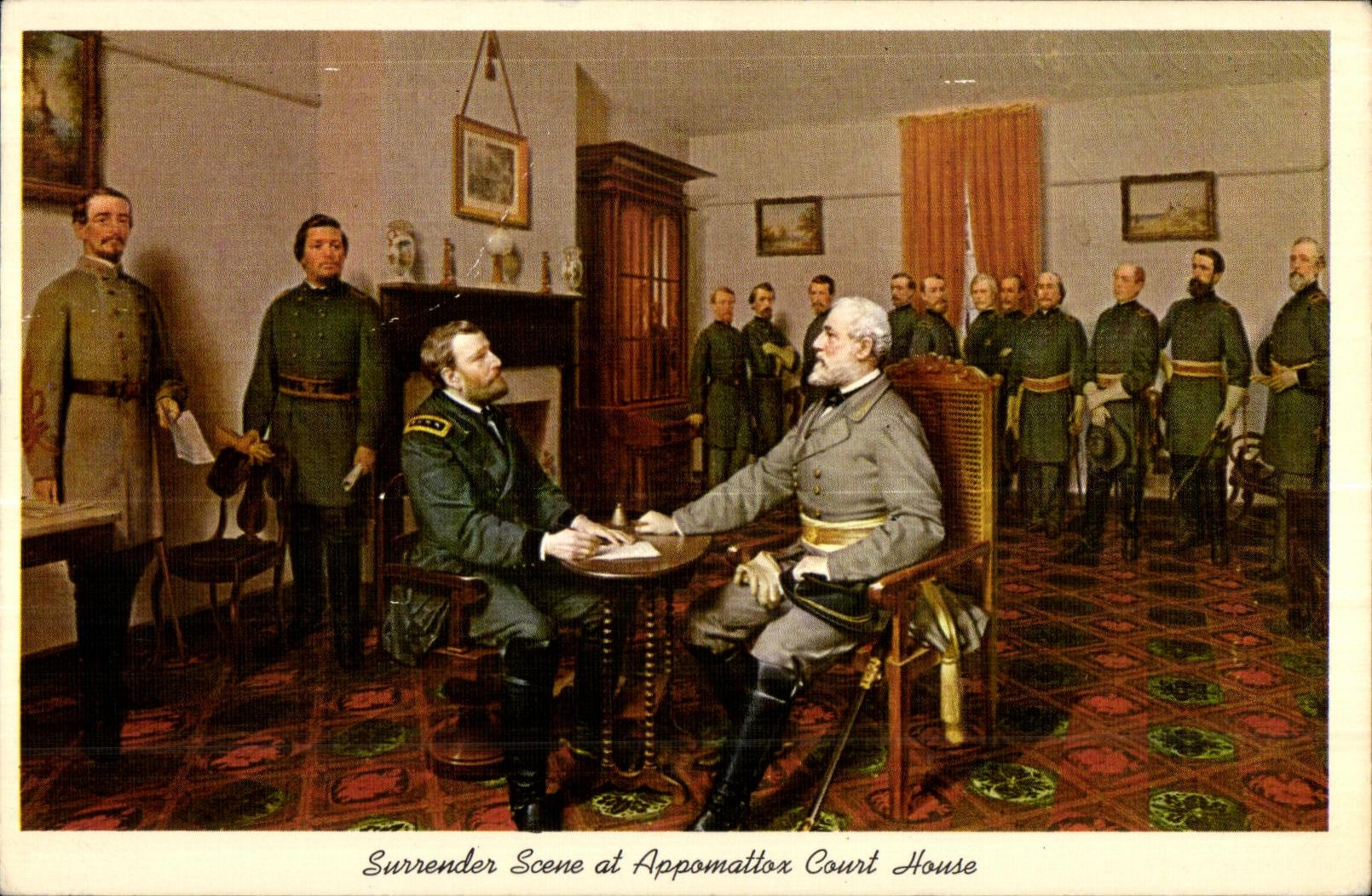 CPA Surrender Secne At Short Appomattox House Virginia Militaria