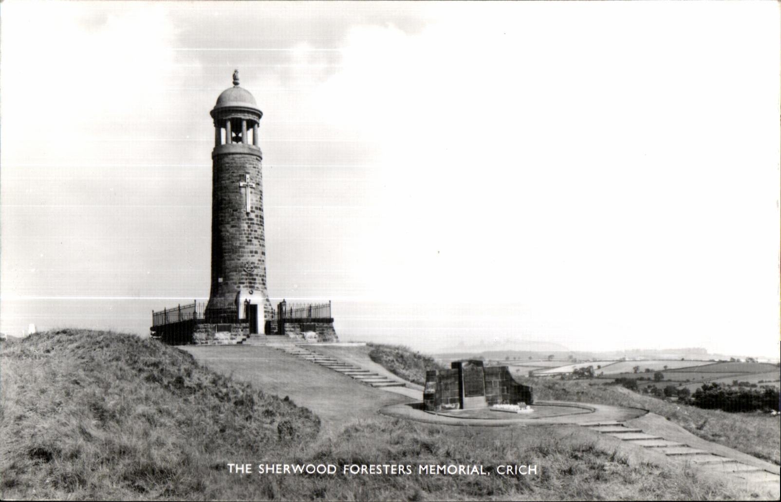 CPA The Sherwood Foresters Crich Memorial