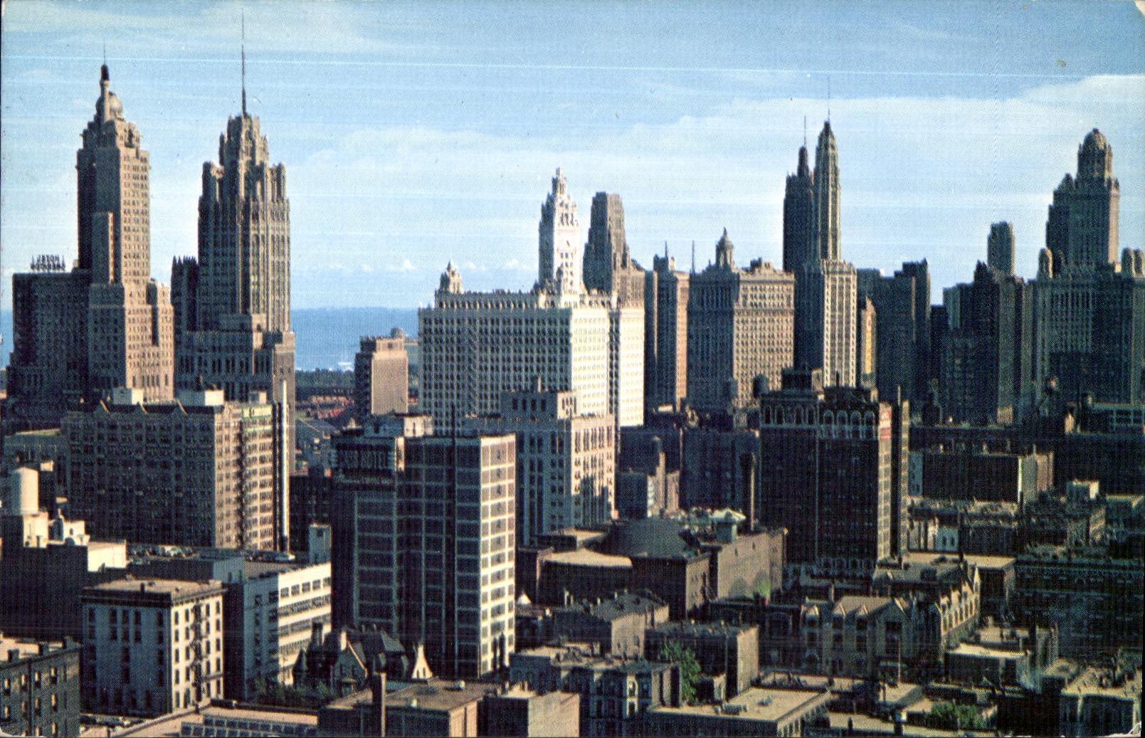 CPA Chicago Skyline looking Southerly From Chicago A venue with Lake Michican In The Background