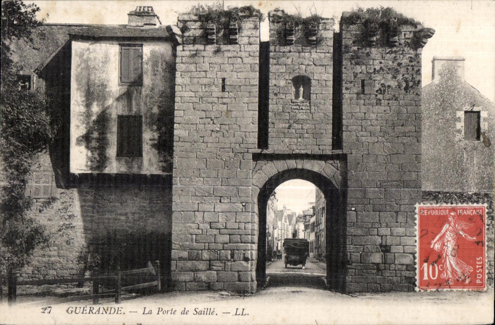 CPA Guerande La Porte de Saille 