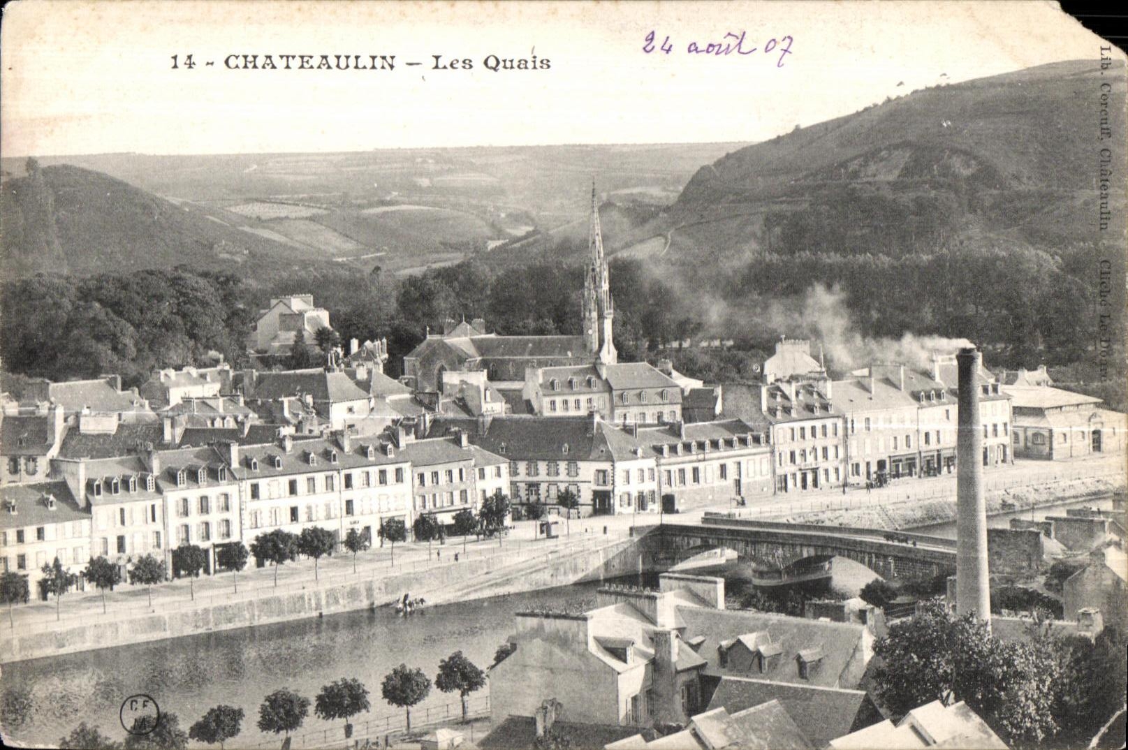 Chateaulin - Quays - CPA