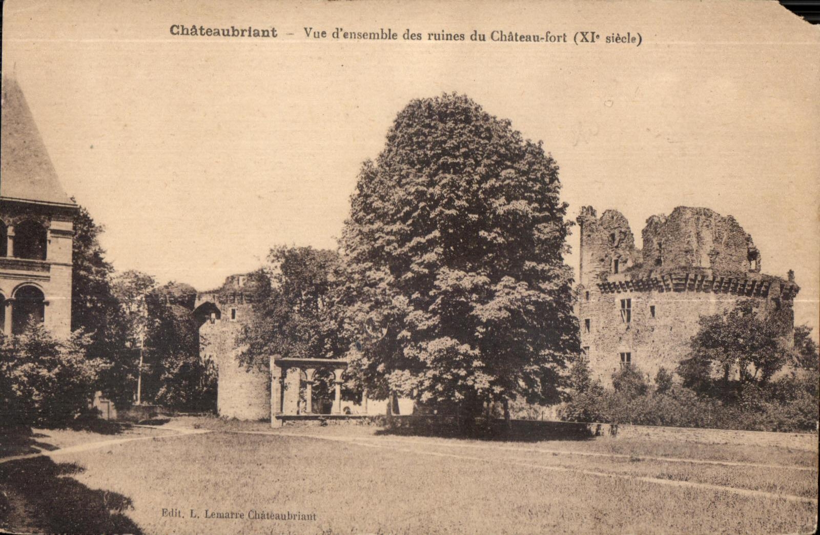 Chateaubriant - Ruins of the Castle Fort - CPA