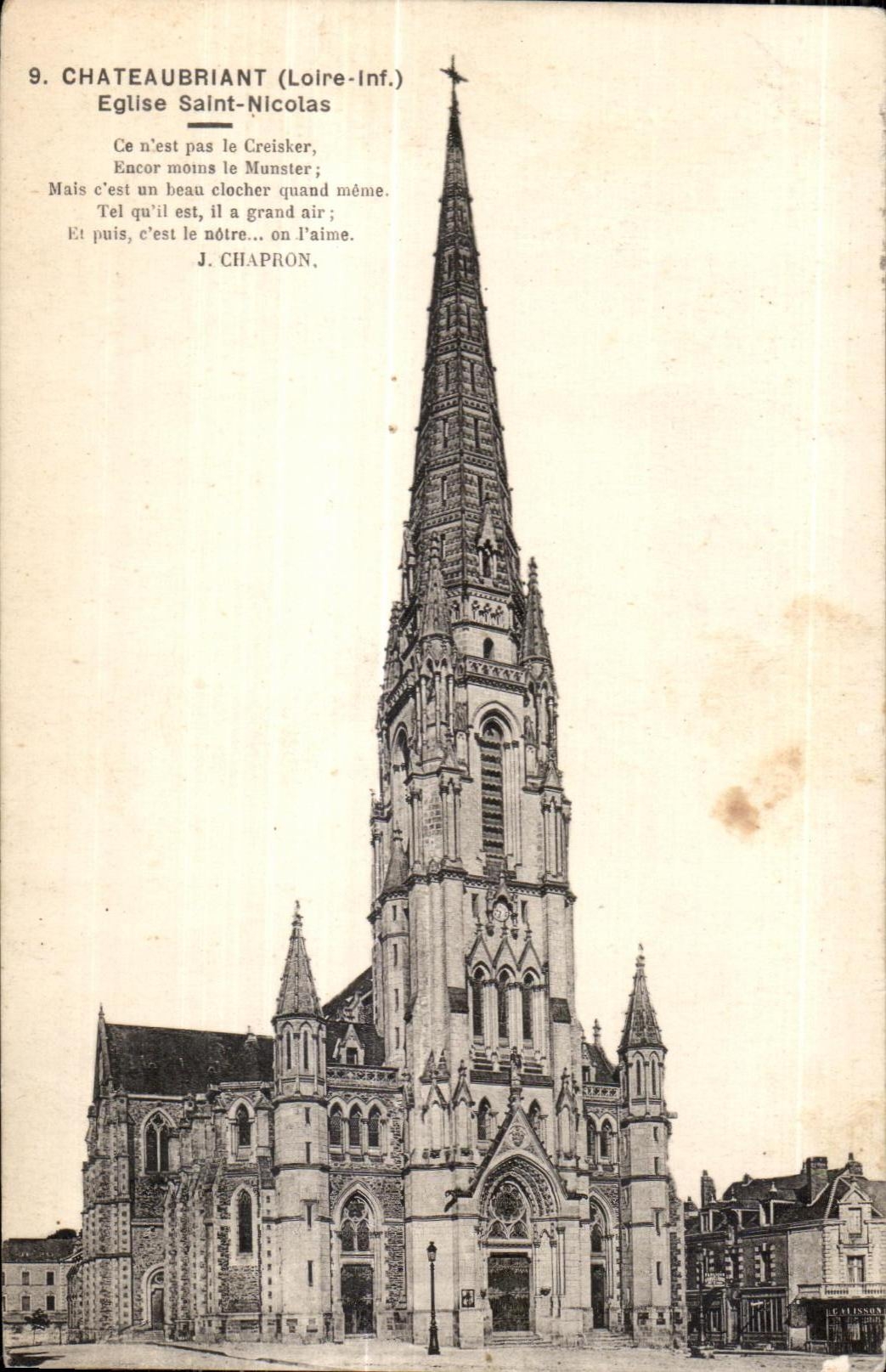 Chateaubriant - Church Saint Nicolas - CPA