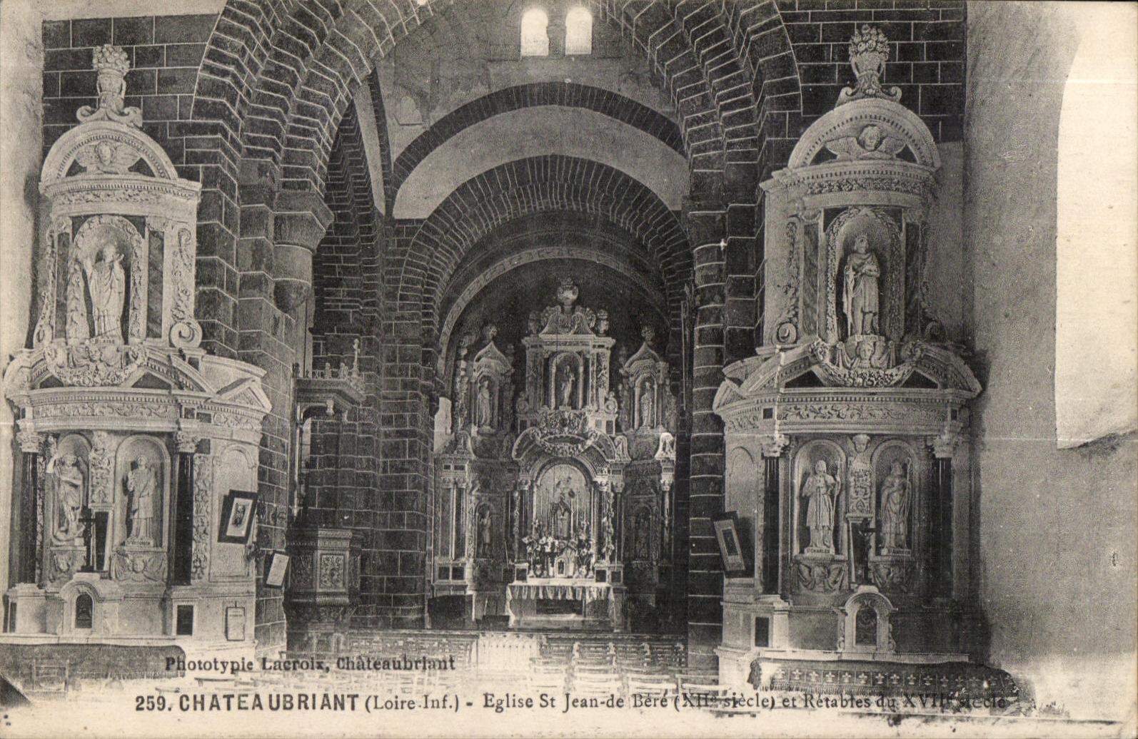 Chateaubriant - Church Saint Jean de Bere - CPA