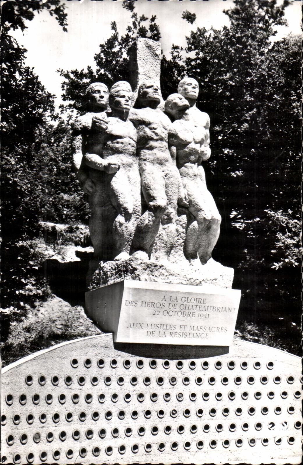 The Sand pit Chateaubriant - With Shoot and Massacres of Resistance October 22nd 1941 - CPA