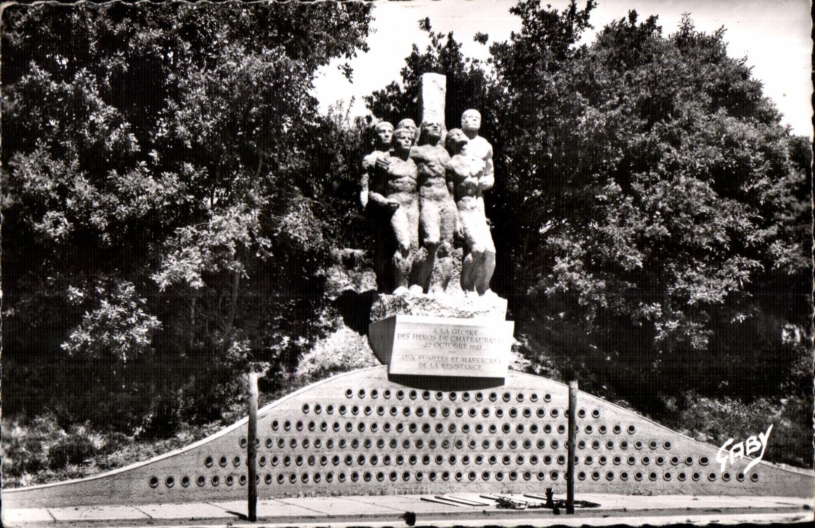 The Sand pit Chateaubriant - With Shoot and Massacres of Resistance October 1941 - CPA