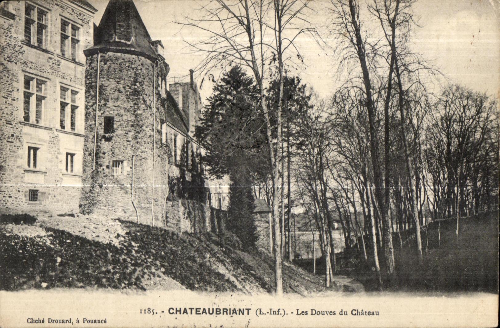 Chateaubriant - Ditches of the Castle - CPA