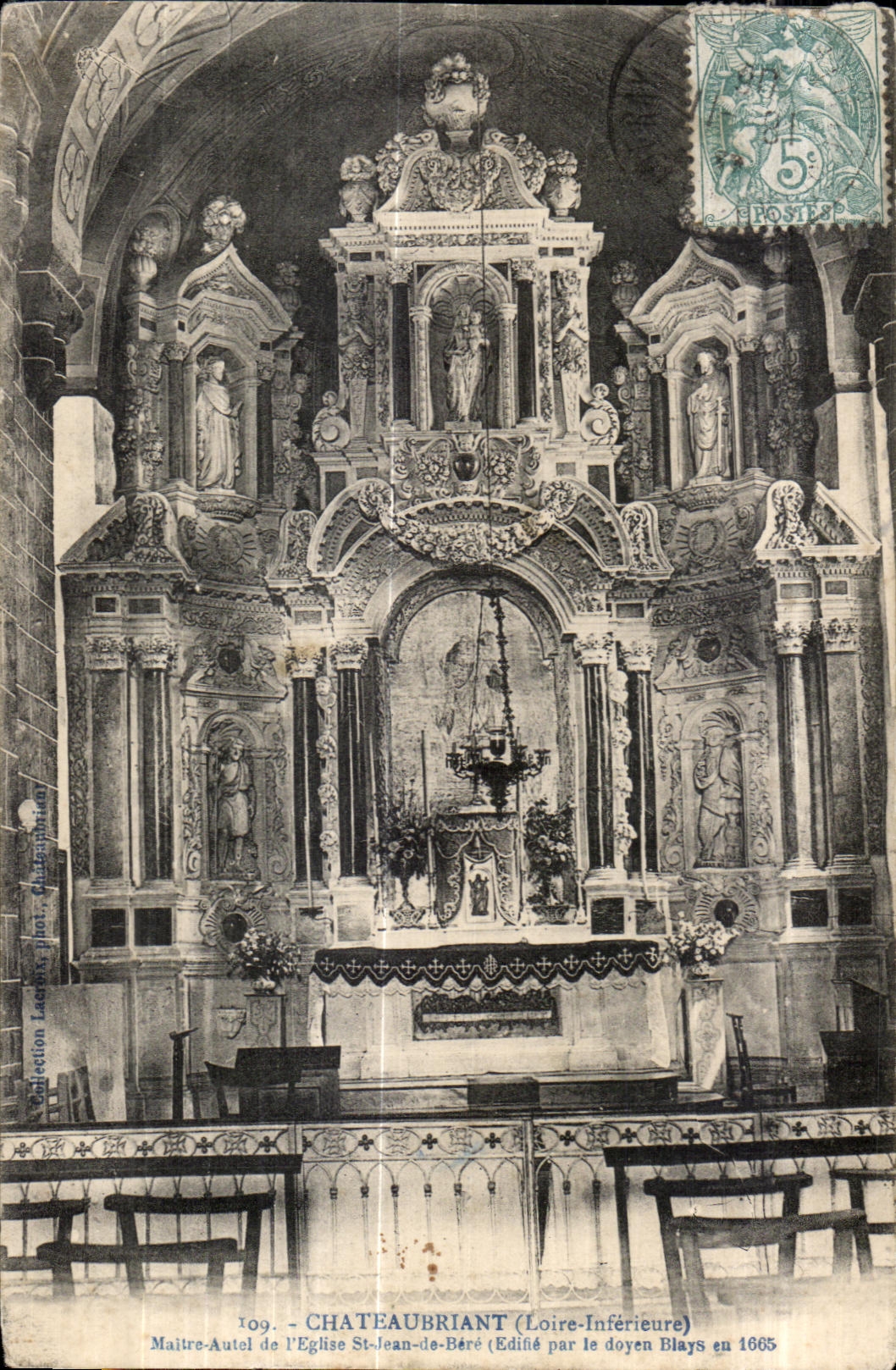 Chateaubriant - Church St Jean de Bere - CPA