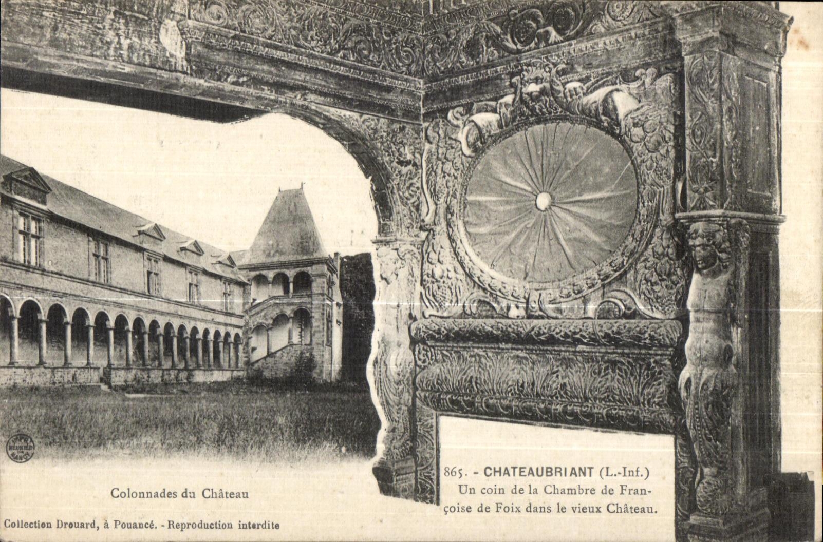 CPA Chateaubriant a corner of the Chamber of Francoise de Foix in the Chatean old man