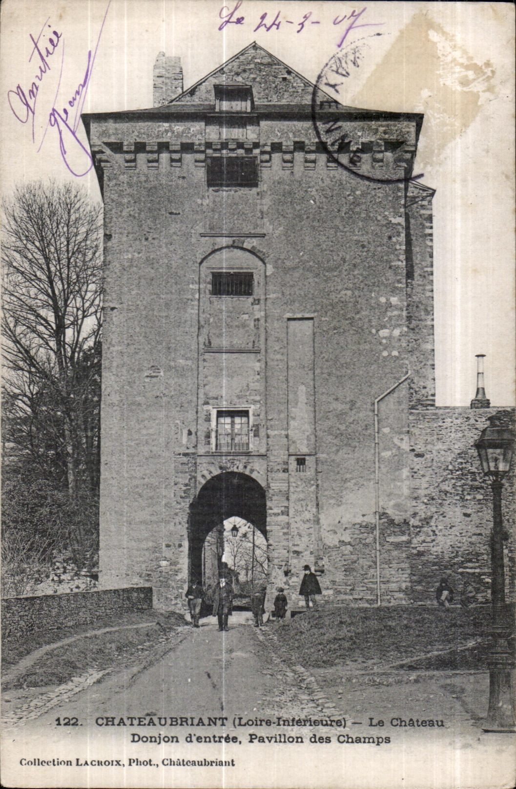 CPA Chateaubriant the Keep Entering House of the Fields