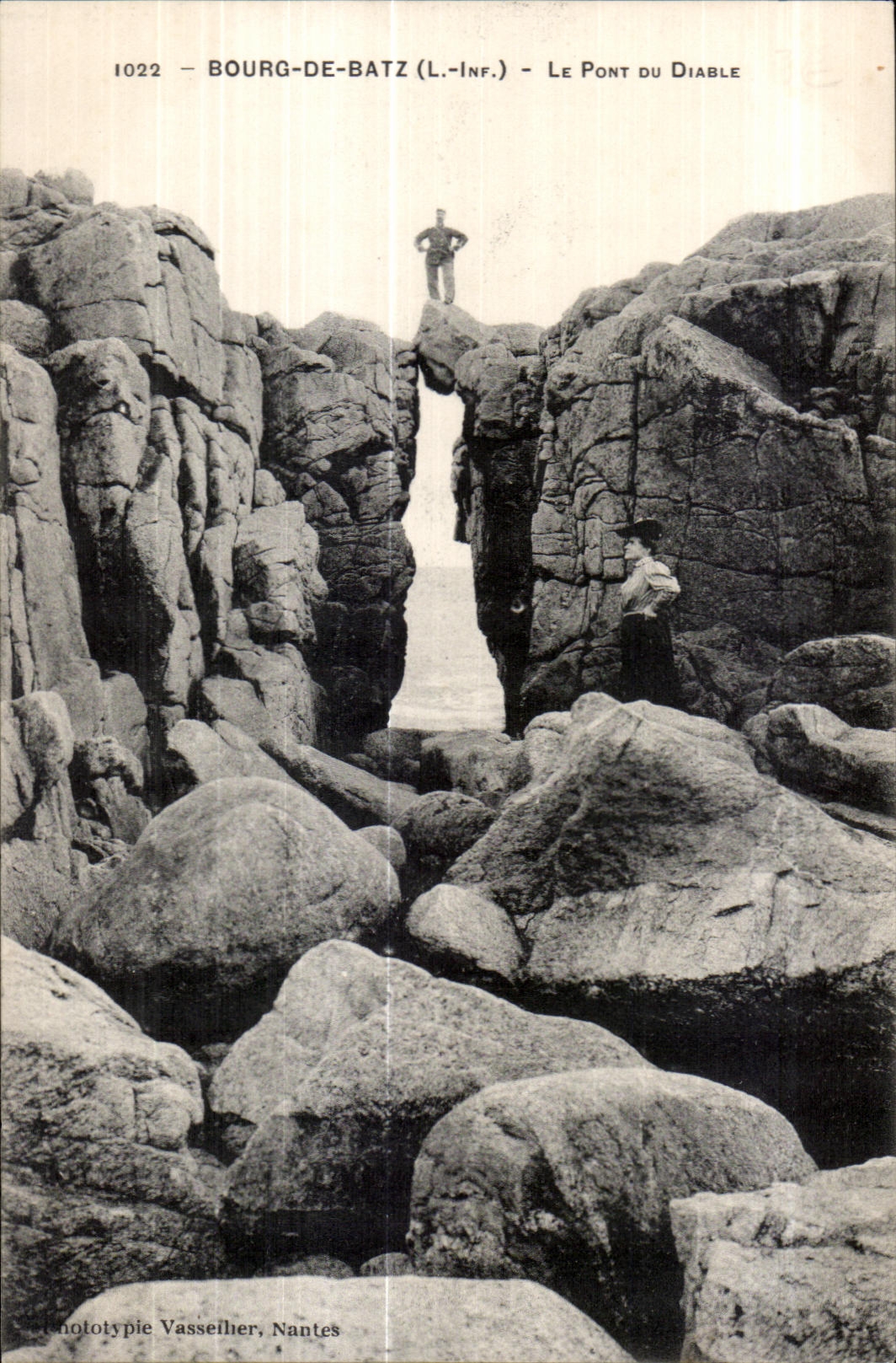 CPA Borough De Batz el puente del diablo