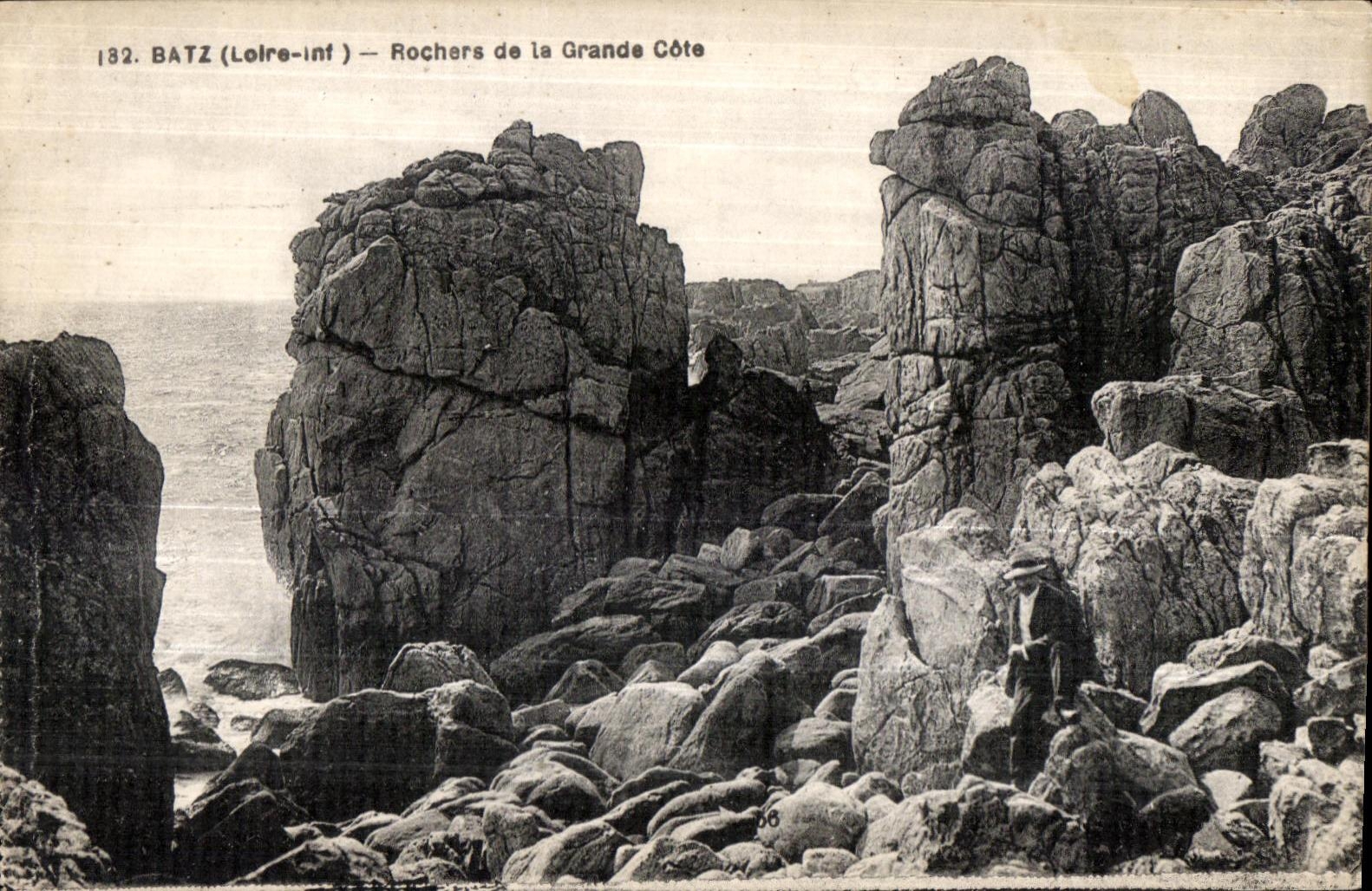 Rocas de CPA Batz de la gran dimension