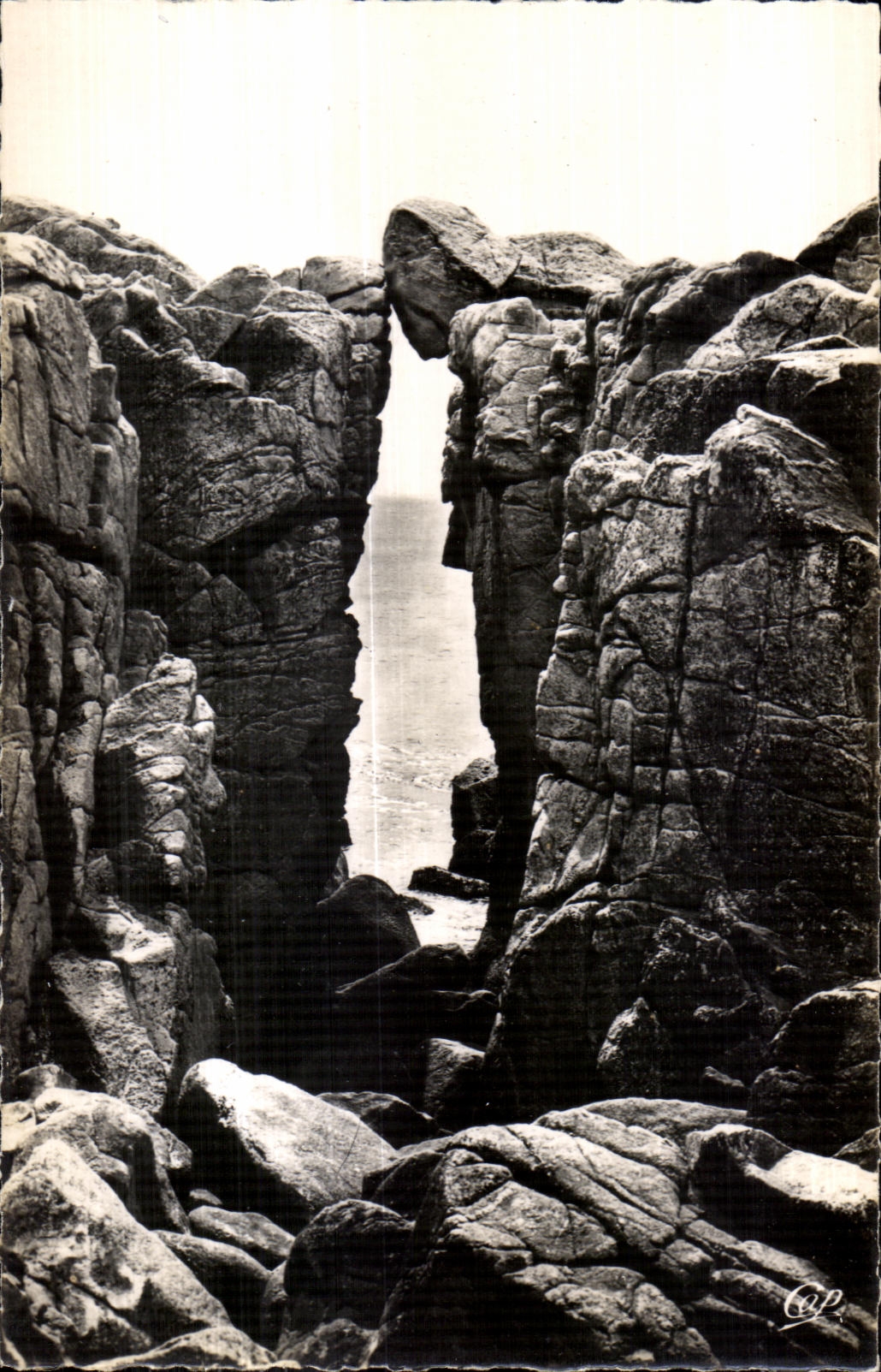 CPA Batz en el mar el puente del diablo