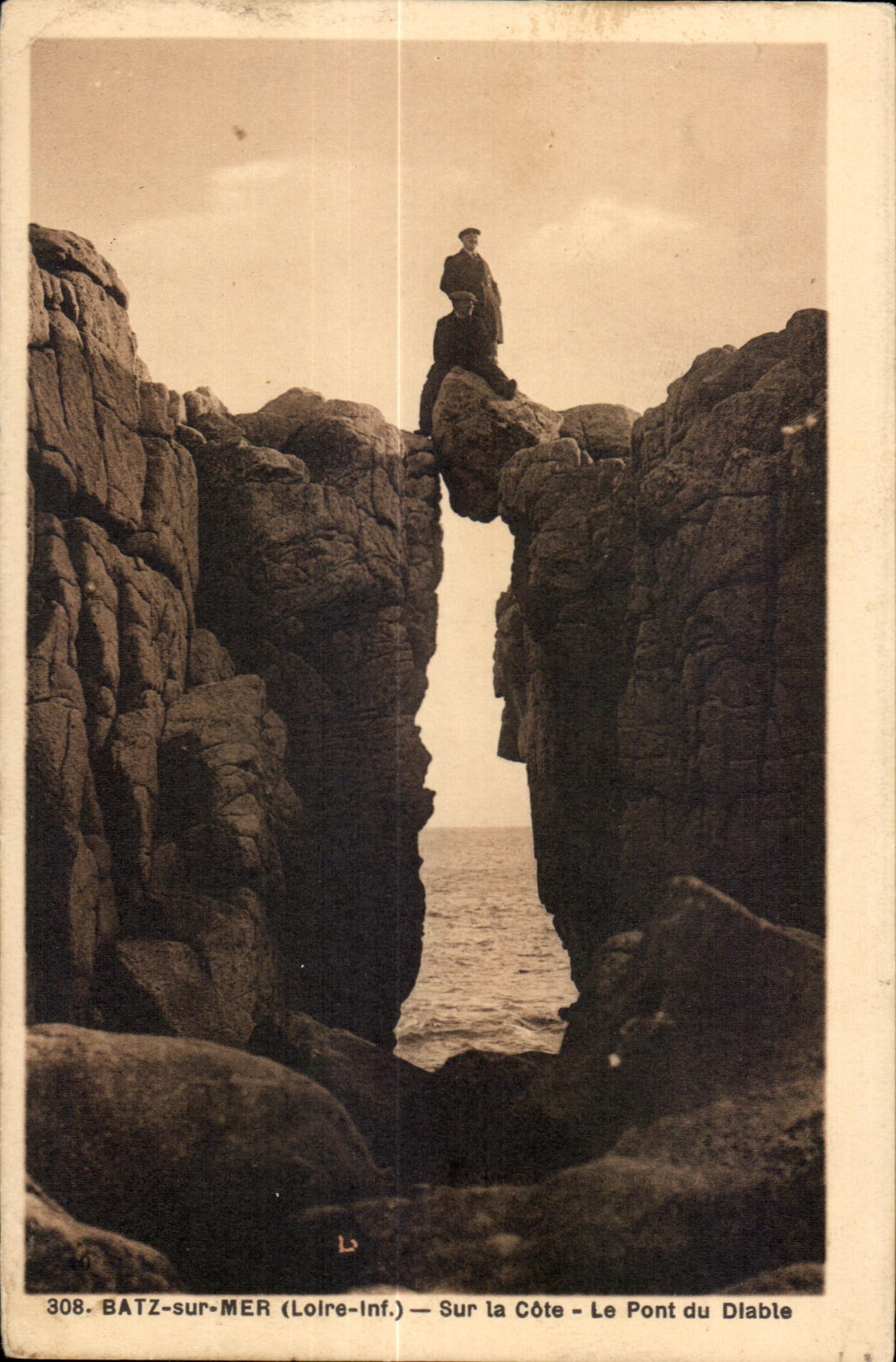 Ciudad de Batz - el puente del diablo - CPA