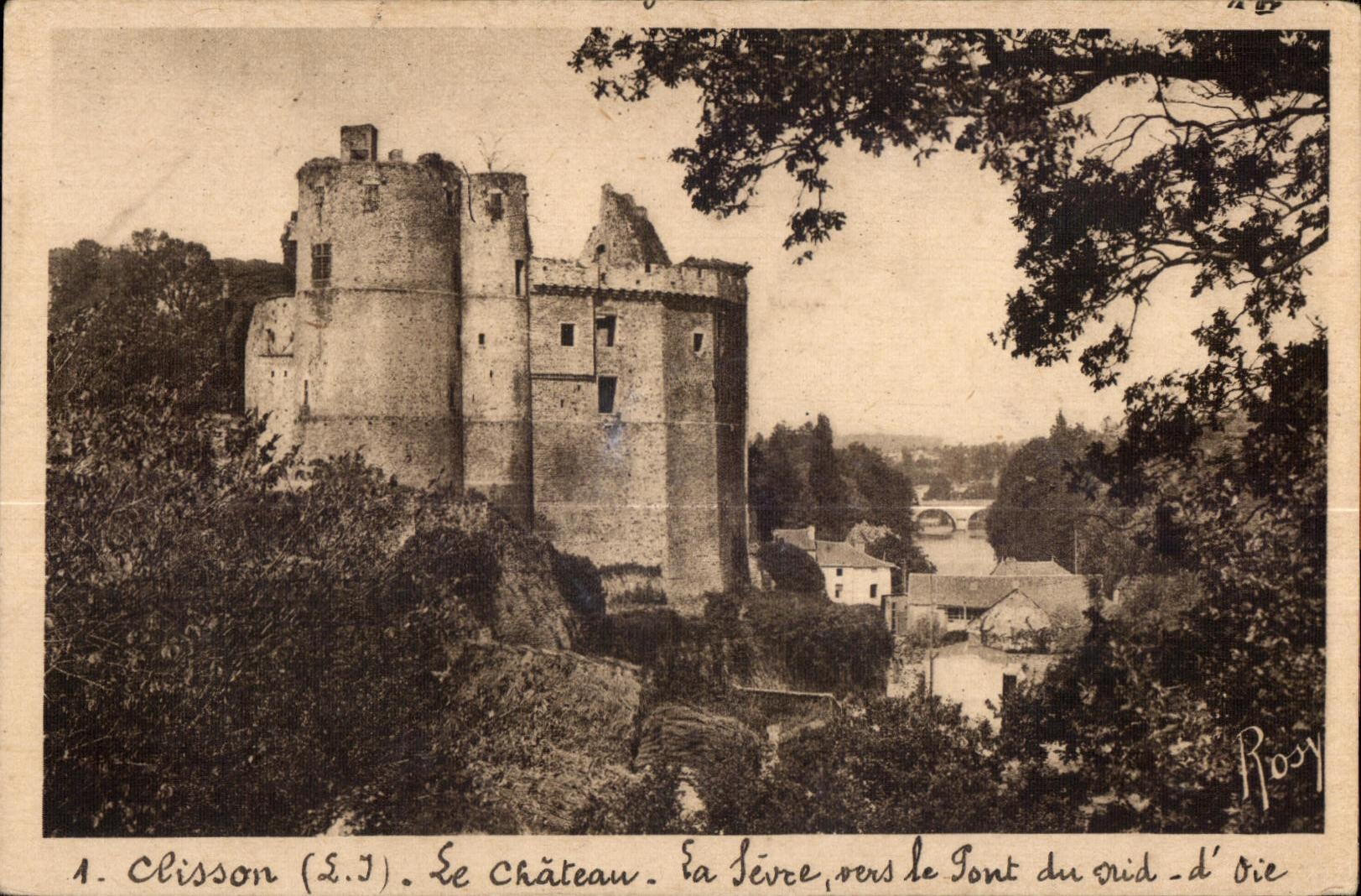 Clisson - the Castle - CPA
