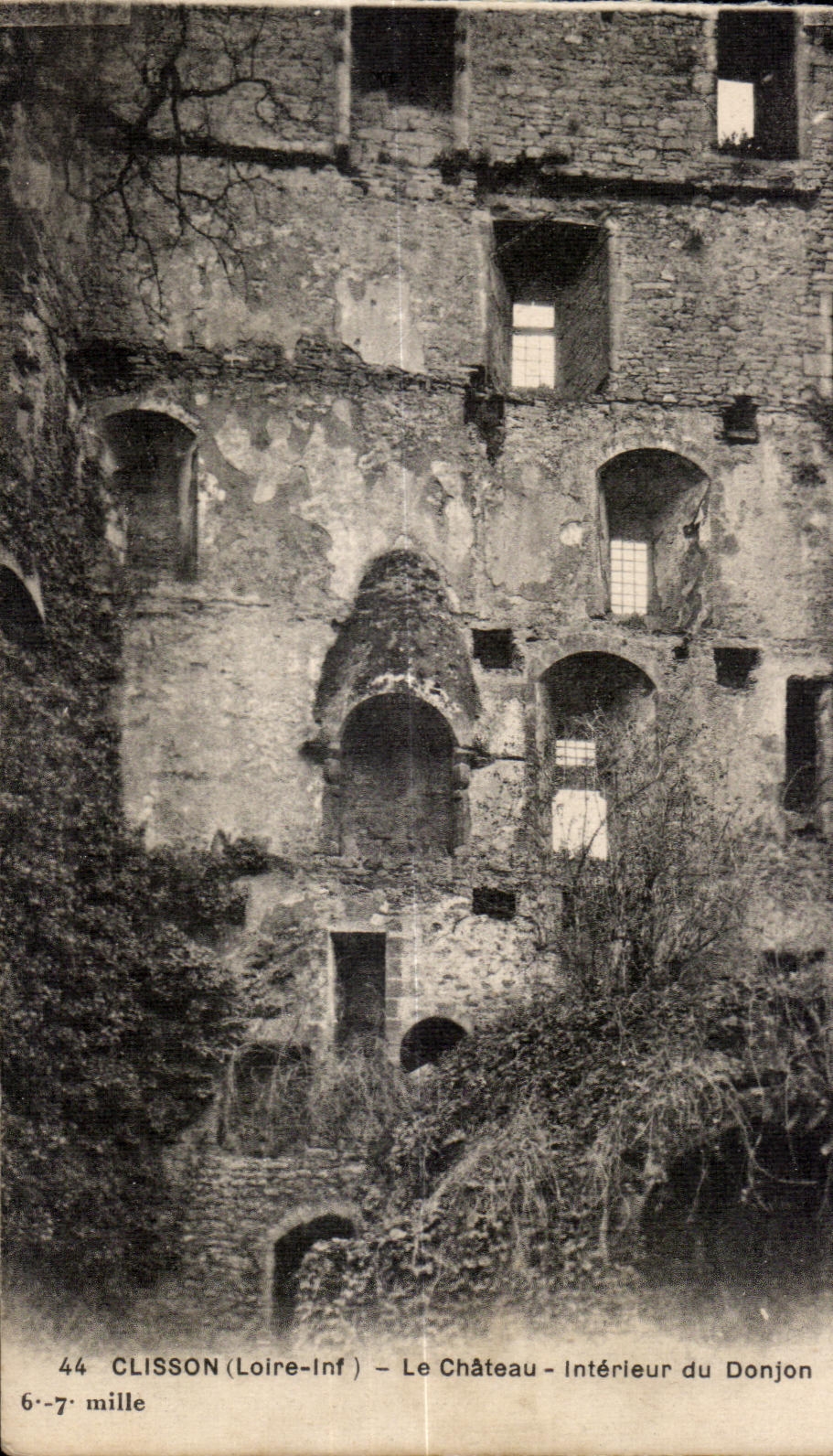 Clisson - the Castle - Keep - CPA