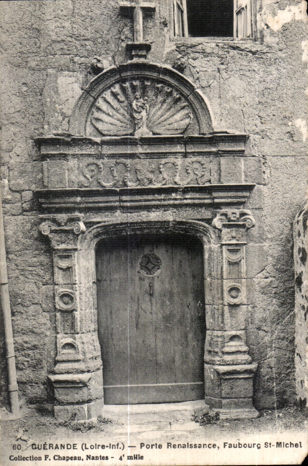 CPA Guerande (Loire Int) Porte Renaissance Faubourg st Michel Collection Chapeau Nantes
