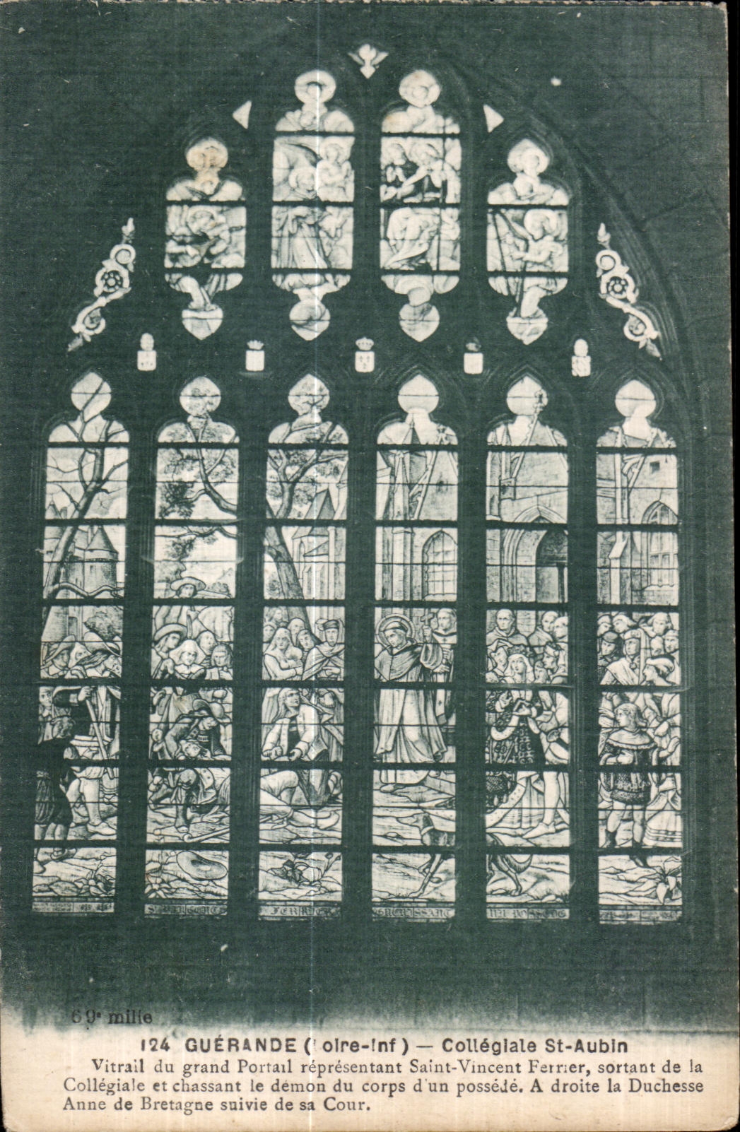 CPA Guerande (Loire Inf) Collegiate Saint Aubin