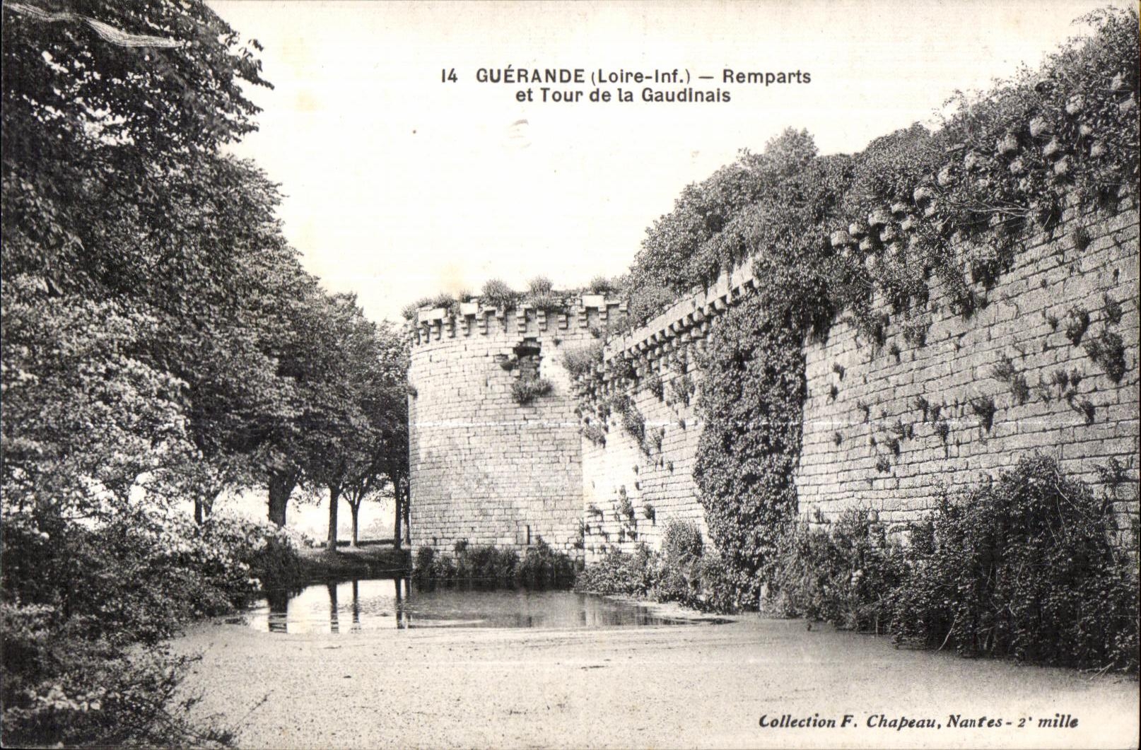 CPA Guerande (Loire Inf) Remparts et Tour de la Gaudinals