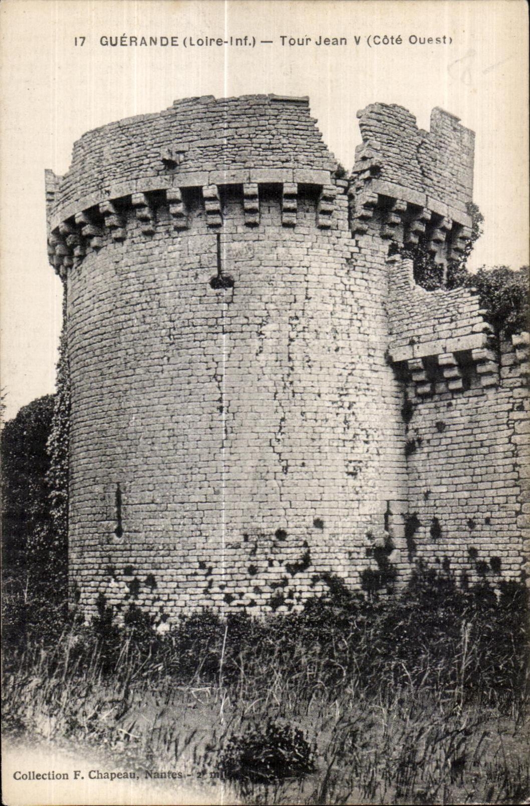 CPA Guerande (Loire Inf) Tour Jean V (cote Ouest)