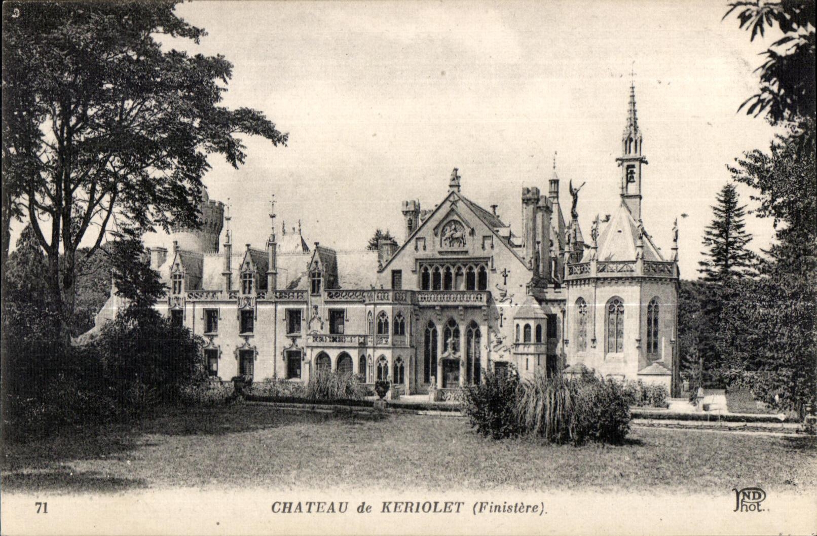 CPA Castle of Keriolet (Finistere)