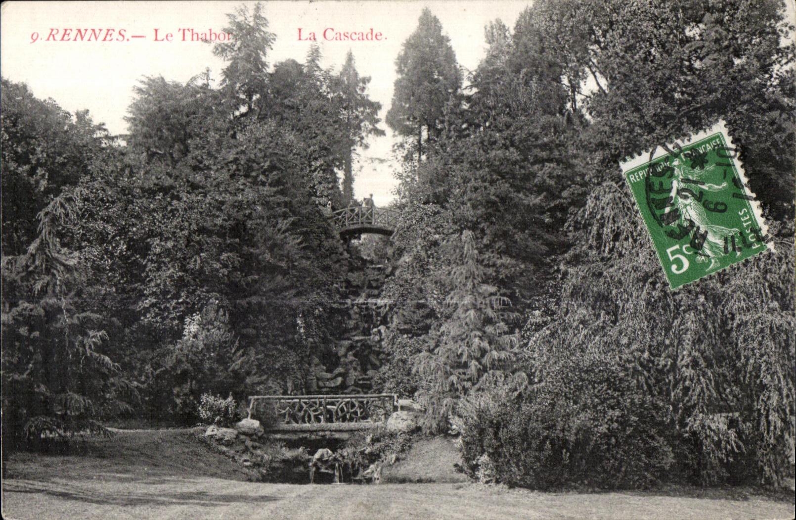 CPA Rennes Le Thabor La Cascade