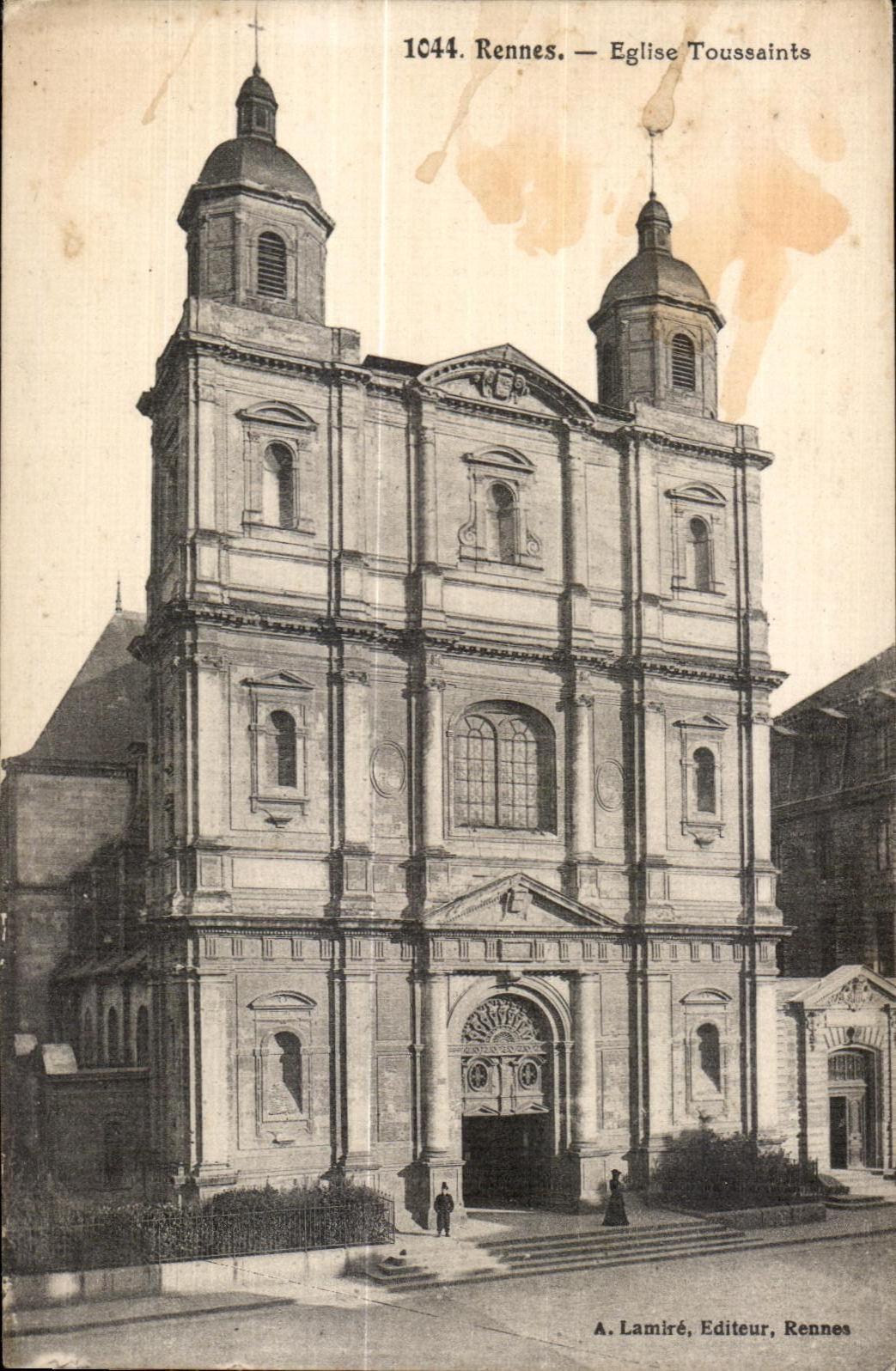 CPA Rennes Eglise Toussaints