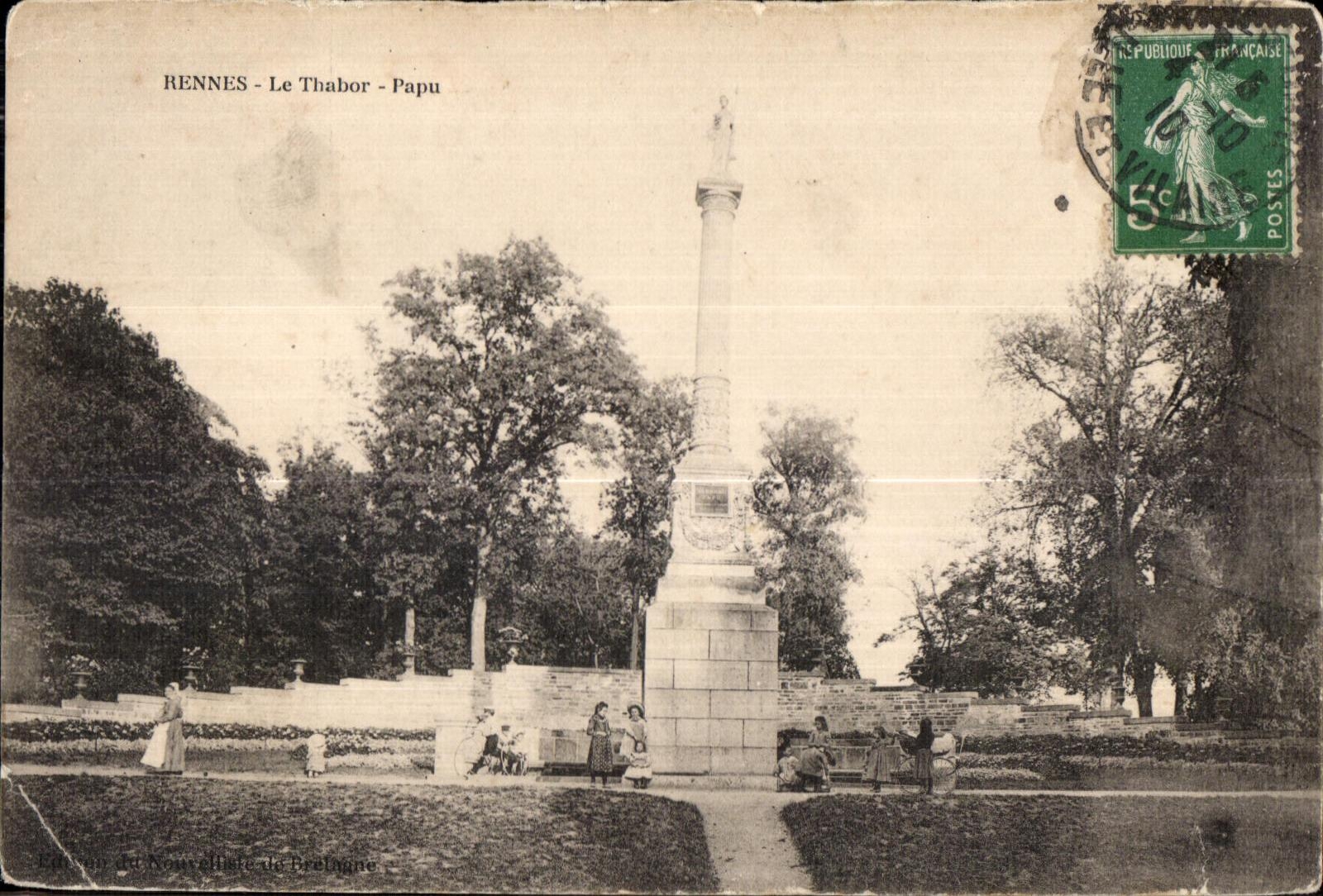 CPA Rennes Le Thabor Papu
