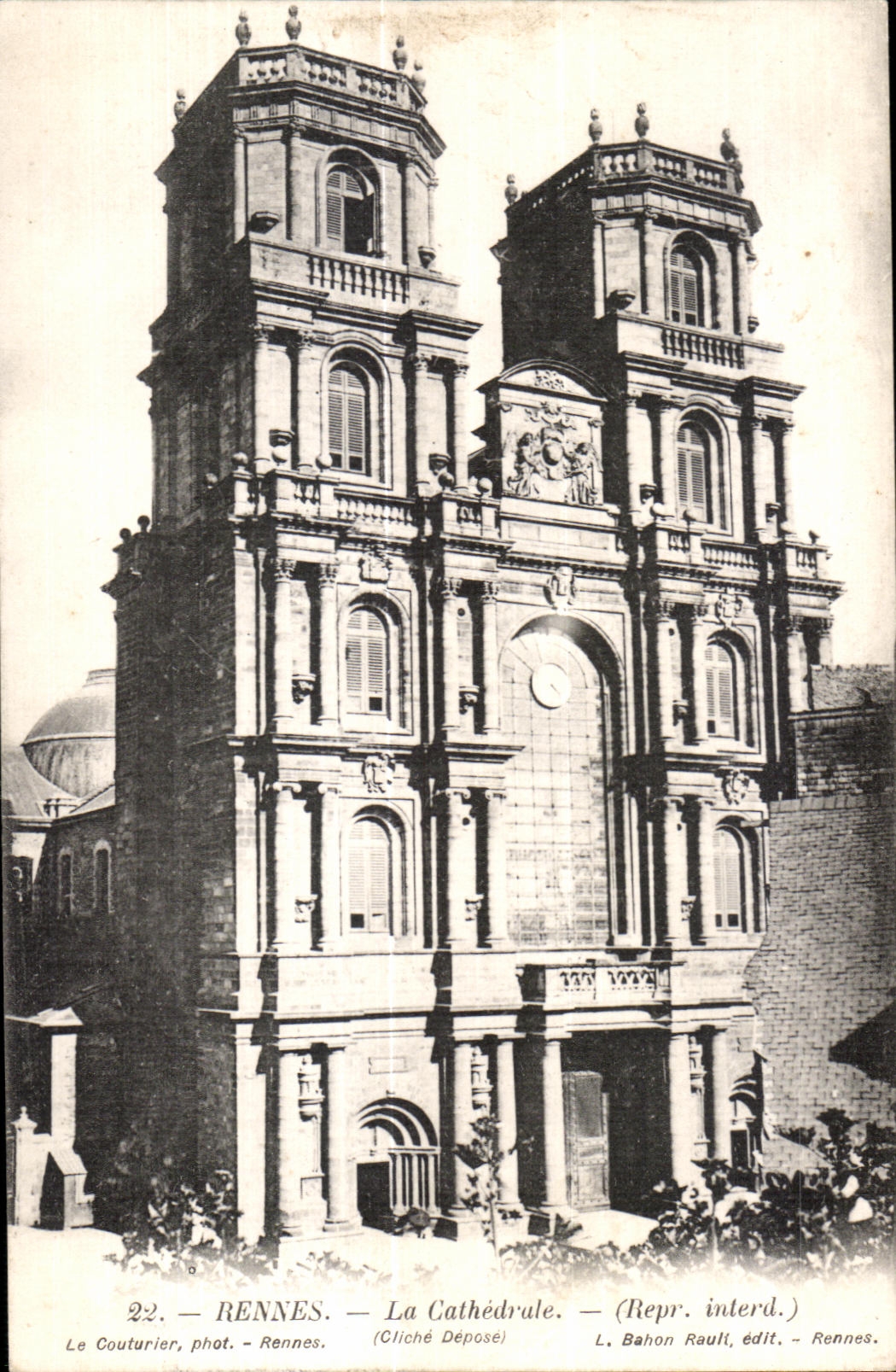 CPA Rennes La Cathedrale (Repr interd)