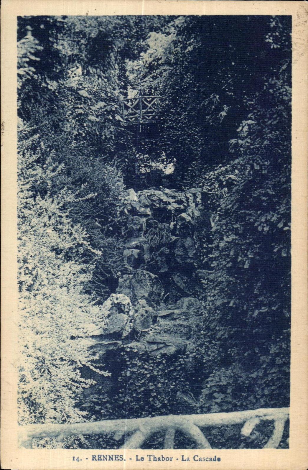 CPA Rennes Le Thabor La Cascade