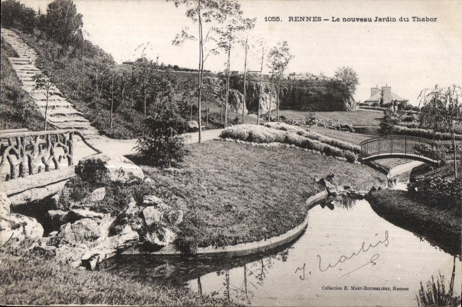 CPA Rennes La nouveau Jardin du Thabor