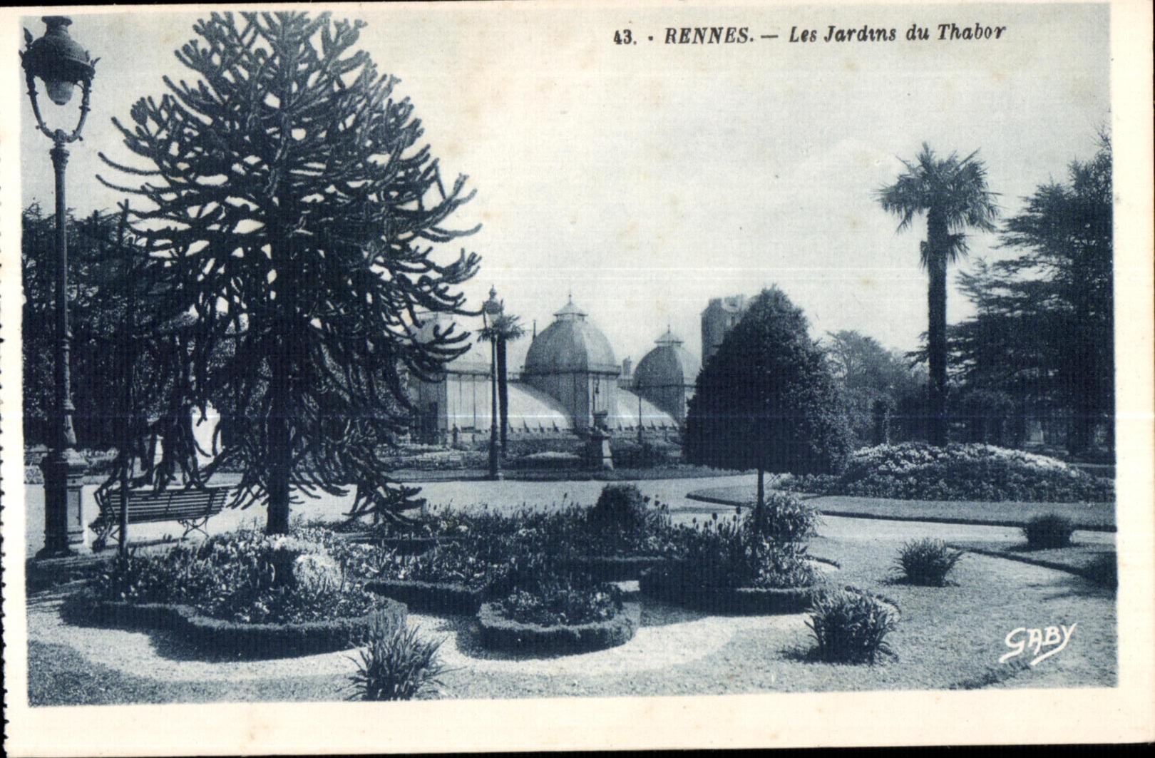 CPA Rennes Les Jardins du Thabor