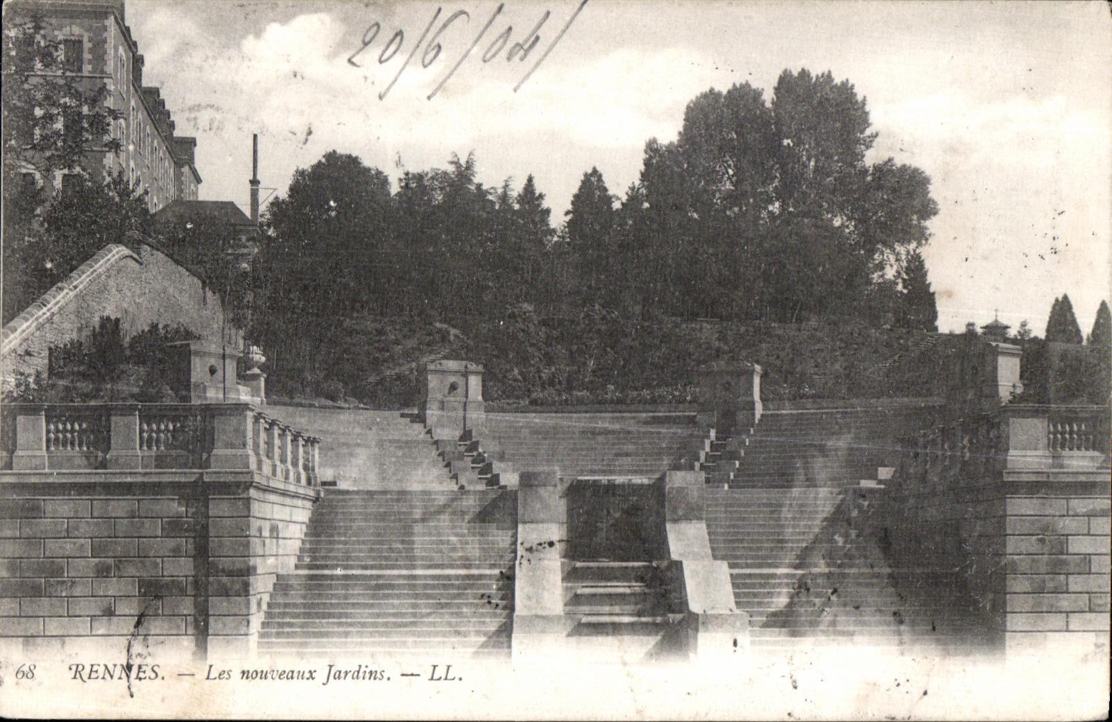 CPA Rennes Le nouveaux Jardins