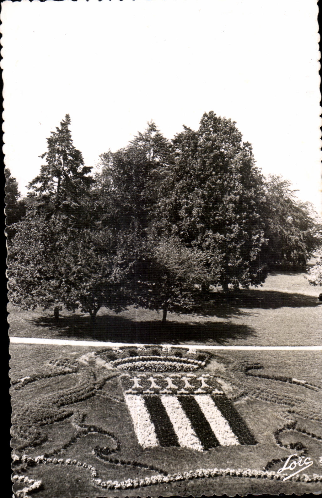 CPSM Rennes Le Thabor et les Armes de la Ville