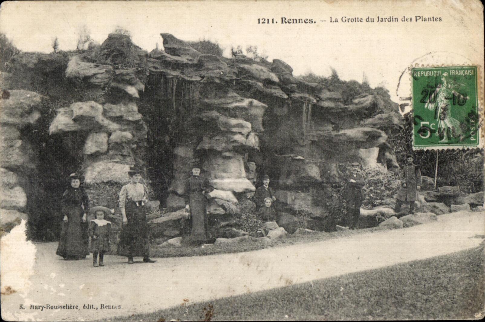 CPA Rennes La Grotte du Jardin des Plantes