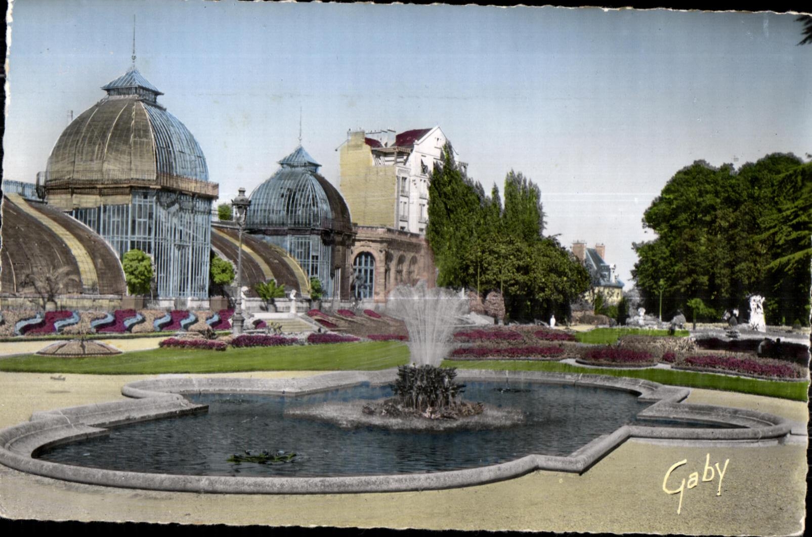 CPA Rennes (I et V) Jardin du Thabor Le Bassin