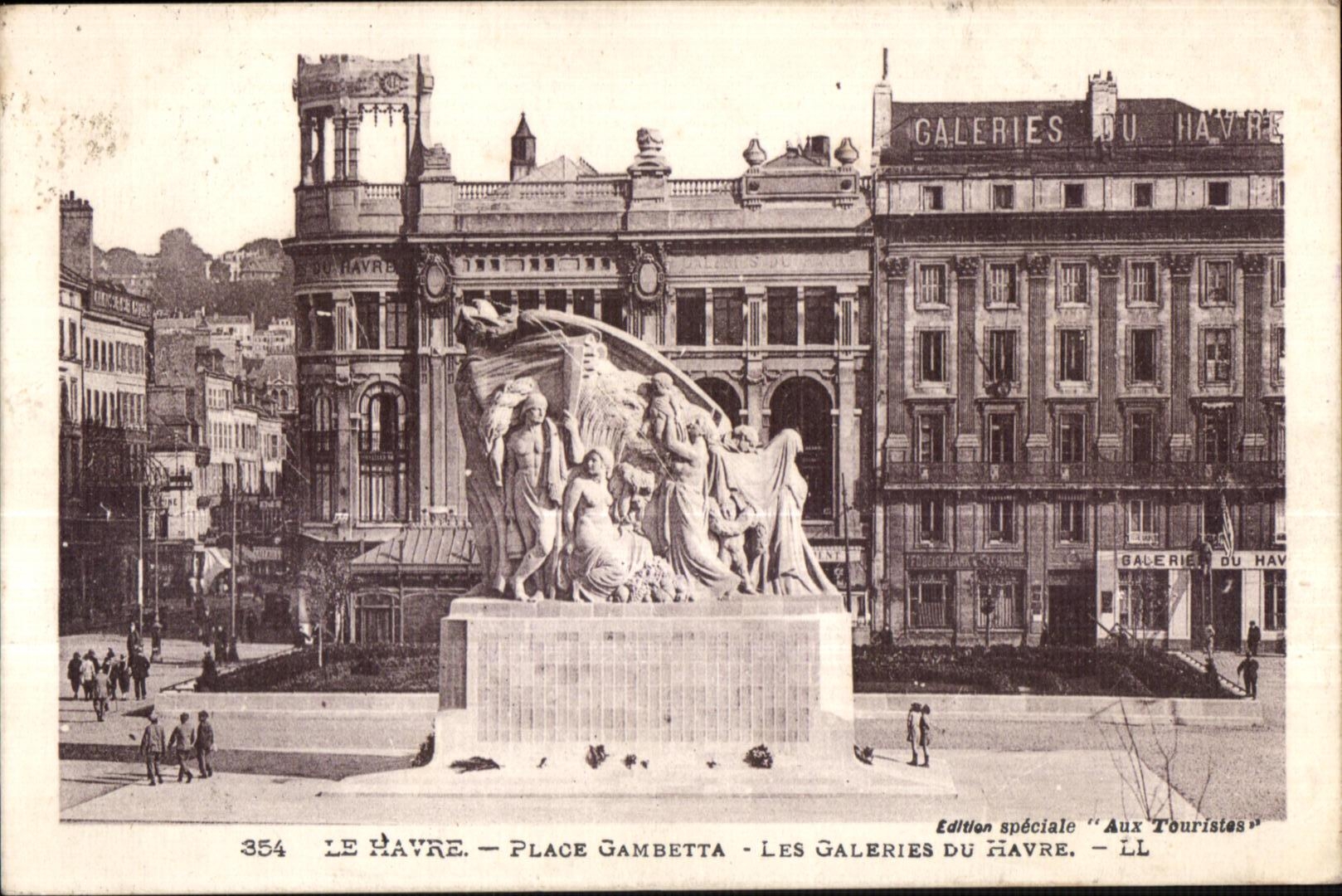 CPA las galerias del lugar de Gambetta de Le Havre