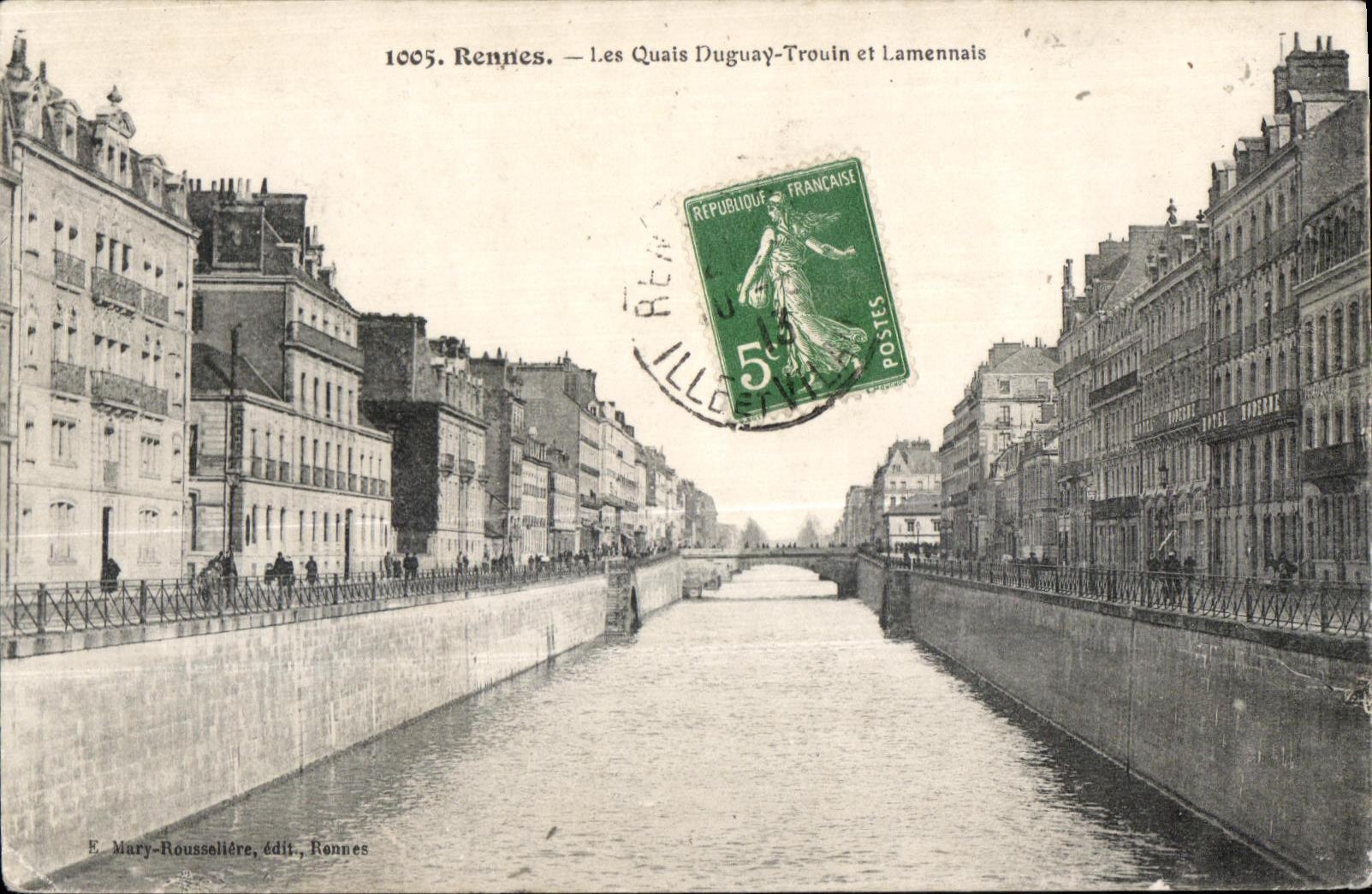 CPA Rennes Les Quals Duguay Trouin et Lamennais
