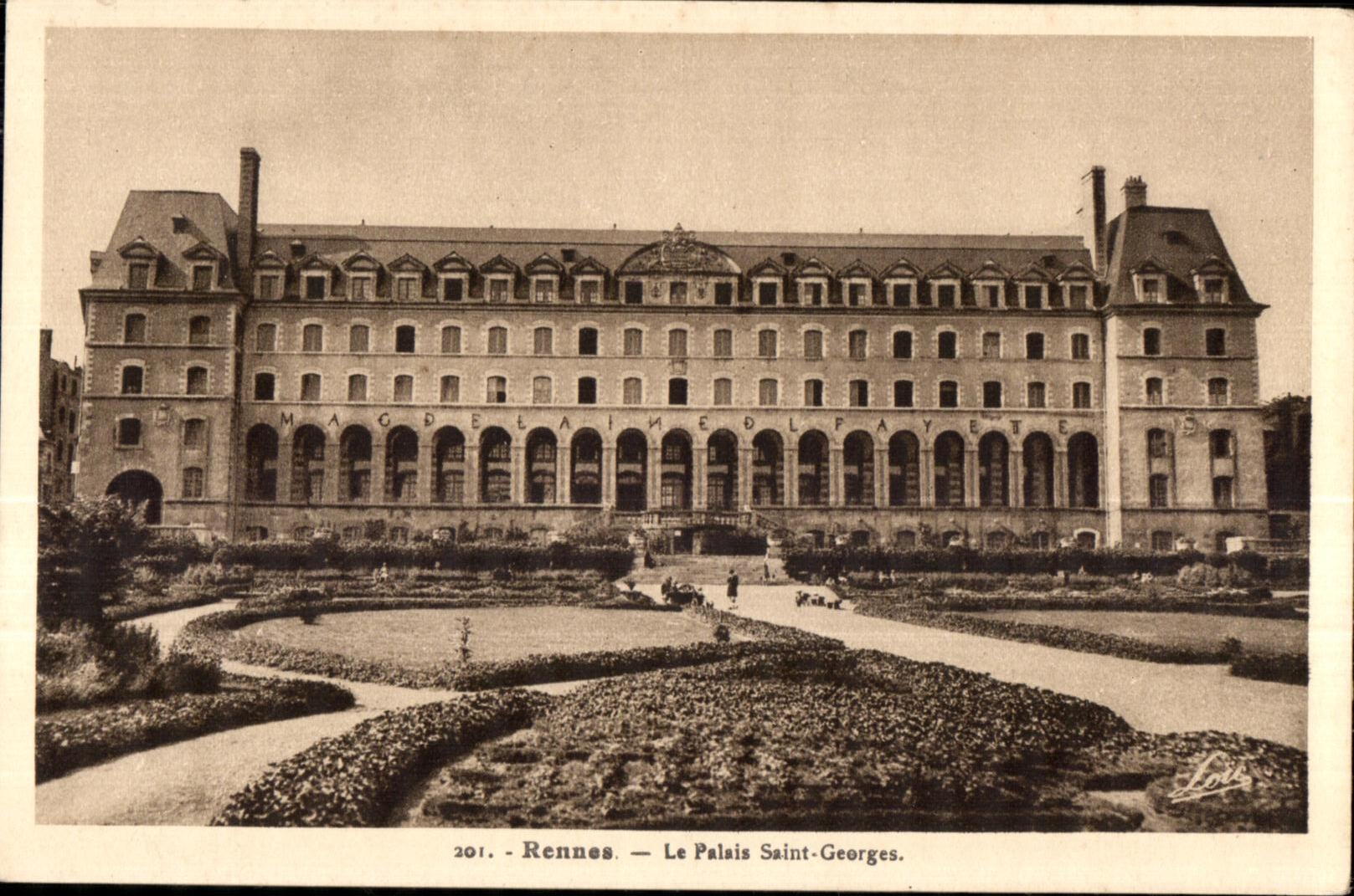 CPA Rennes Le Palais Saint Georges