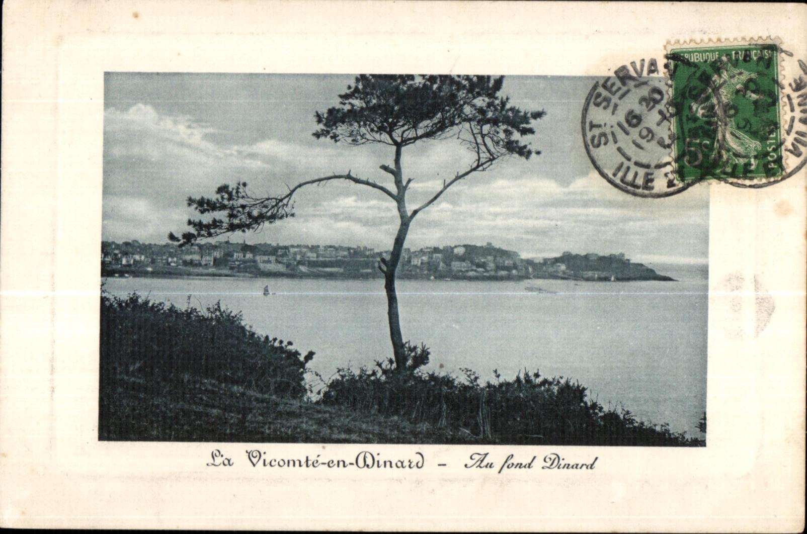 CPA La Vicomte en Dinard An Fond Dinard