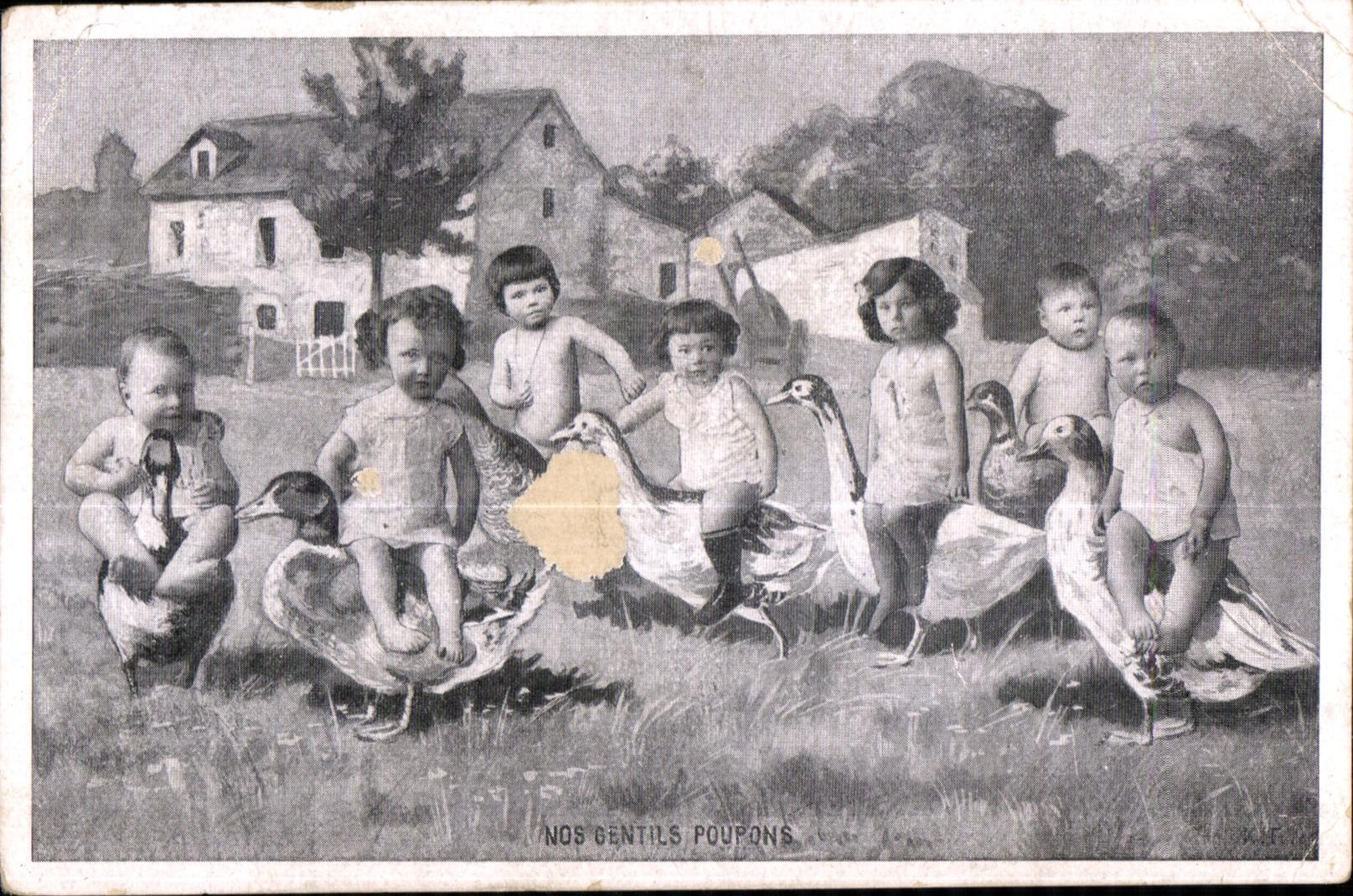 CPA Nos Gentils Poupons