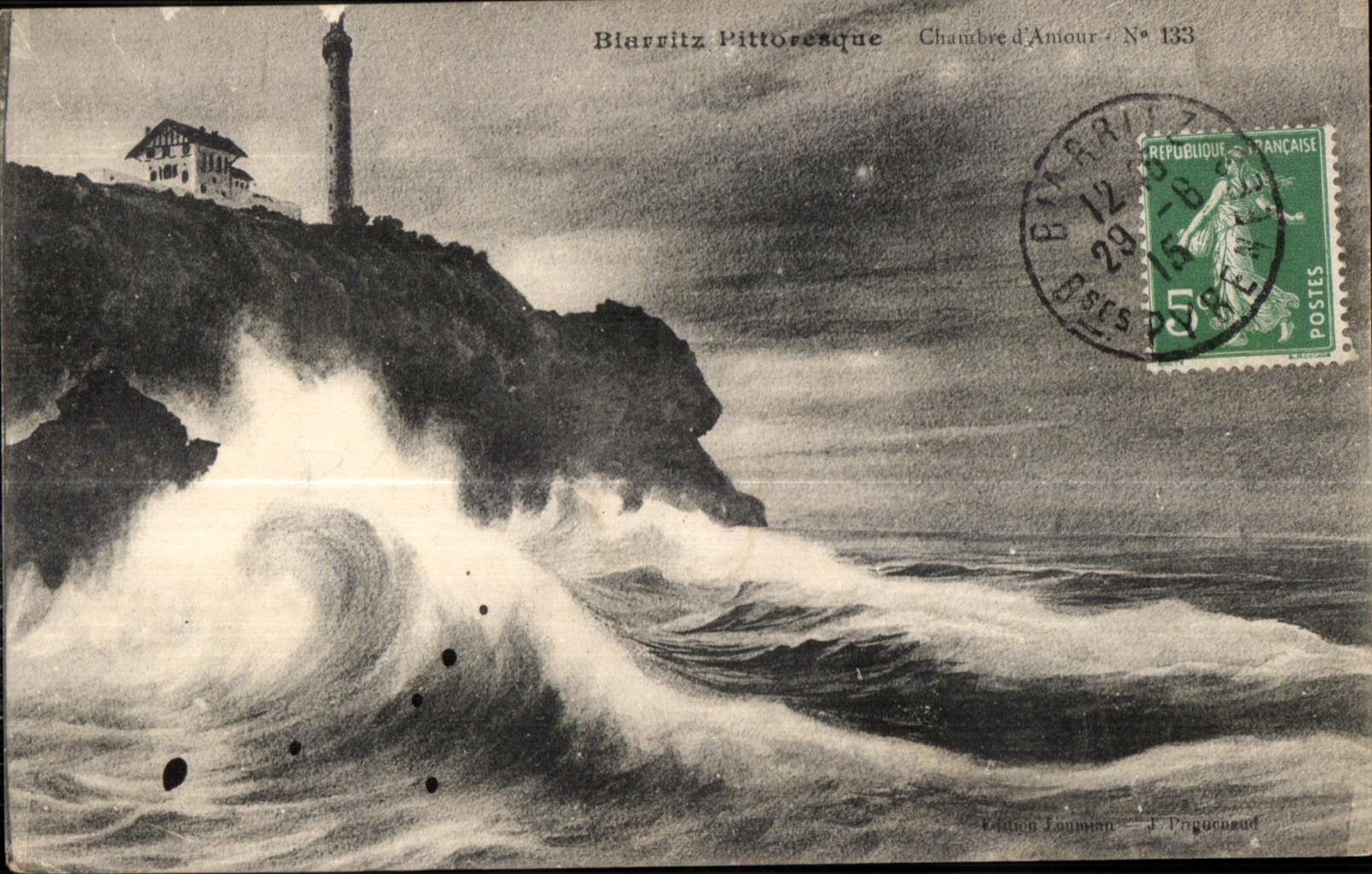 CPA Biarritz Pittoresque Phare 