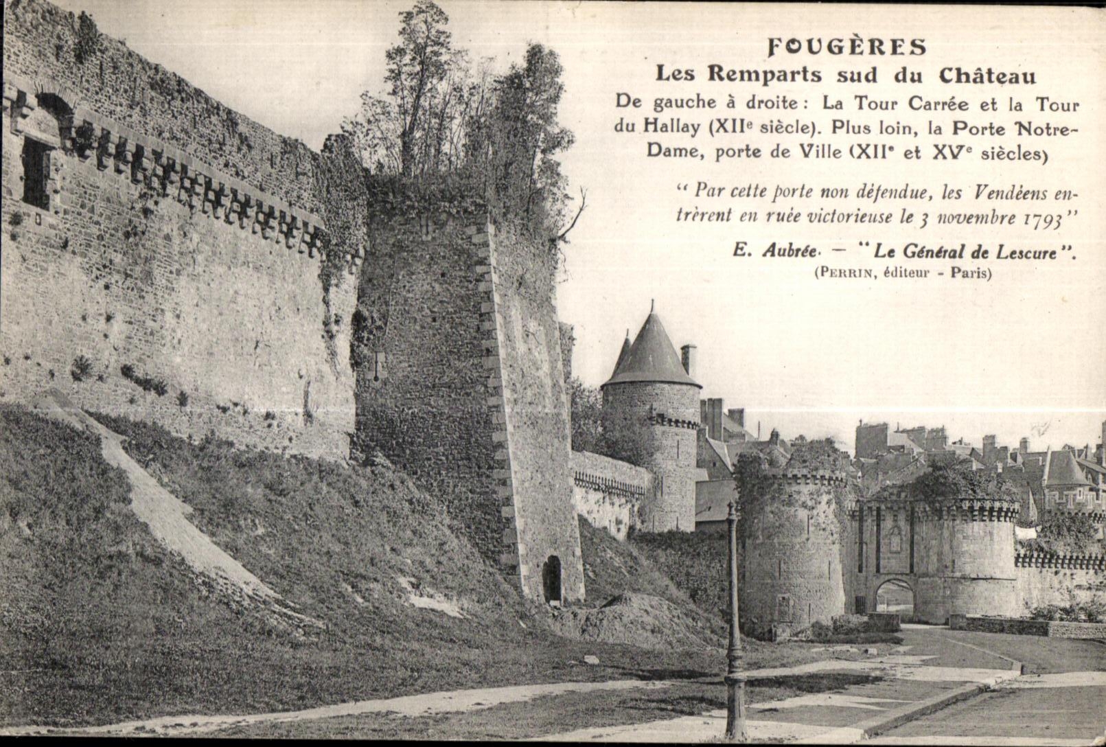 CPA Fougeres Les Remparts sud du Chateau